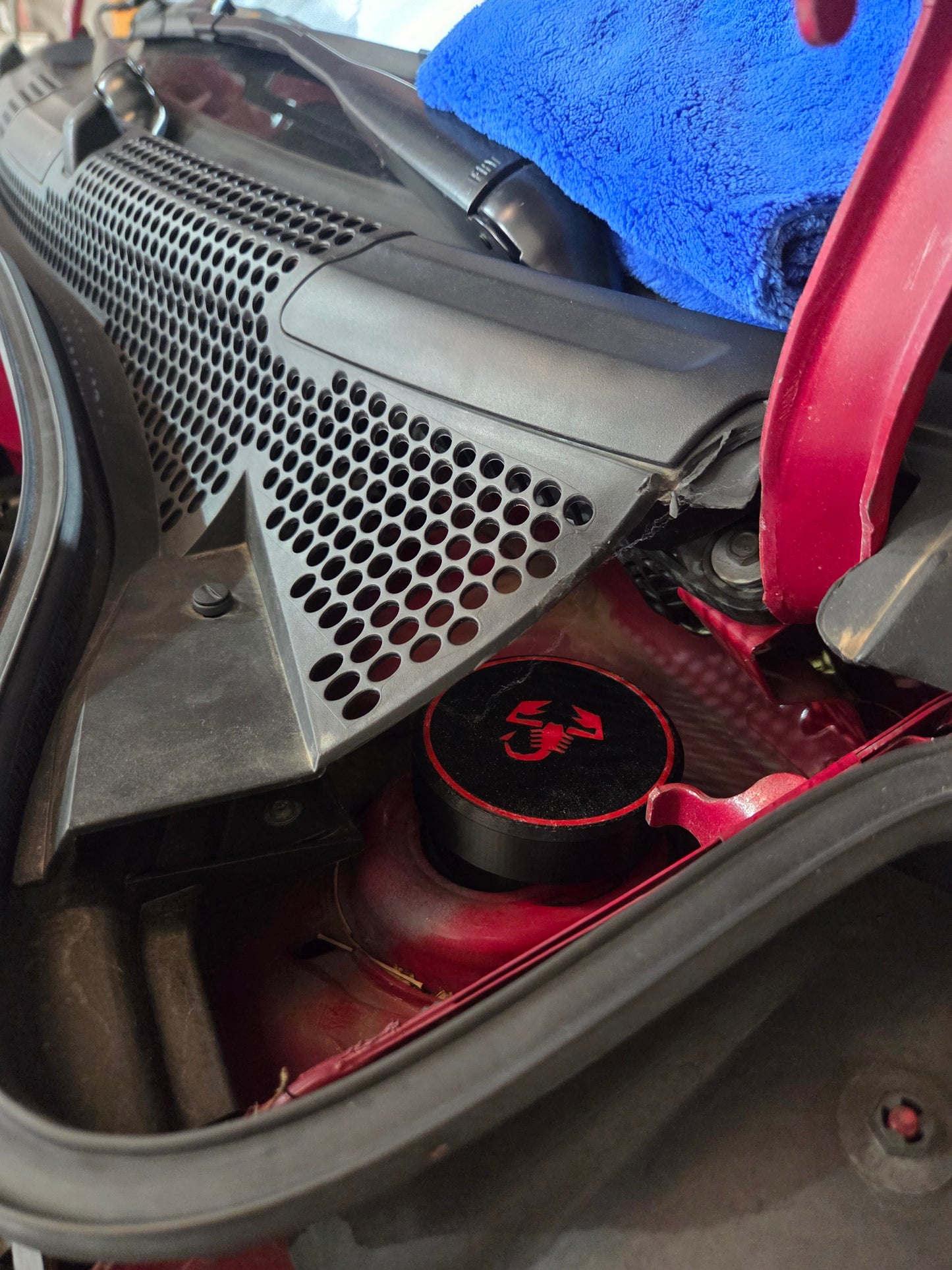 Abarth 500 595 695 3D Top Mount Cover Copelas Suspensión