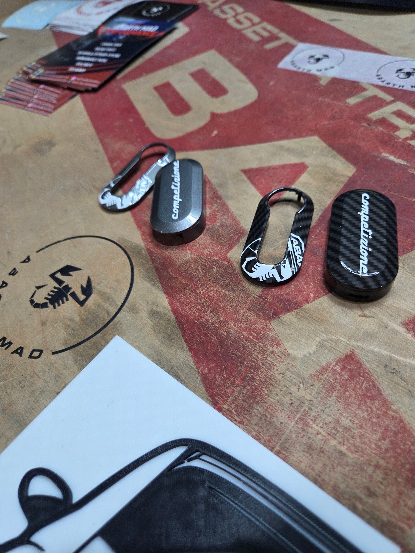 Abarth Custom Key Case Cover Replacement (No cover)