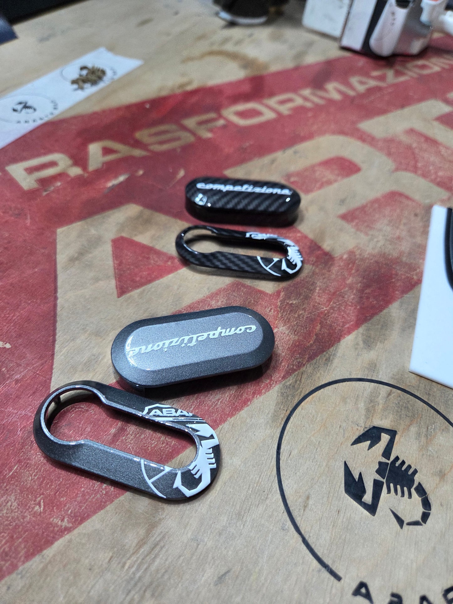 Abarth Custom Key Case Cover Replacement (No cover)