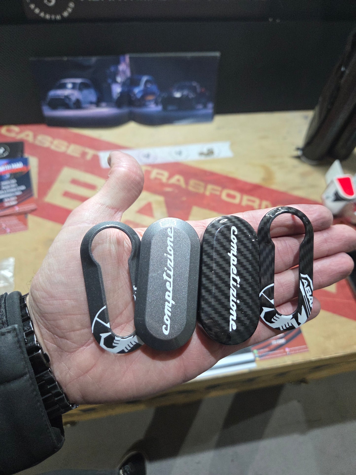 Abarth Custom Key Case Cover Replacement (No cover)