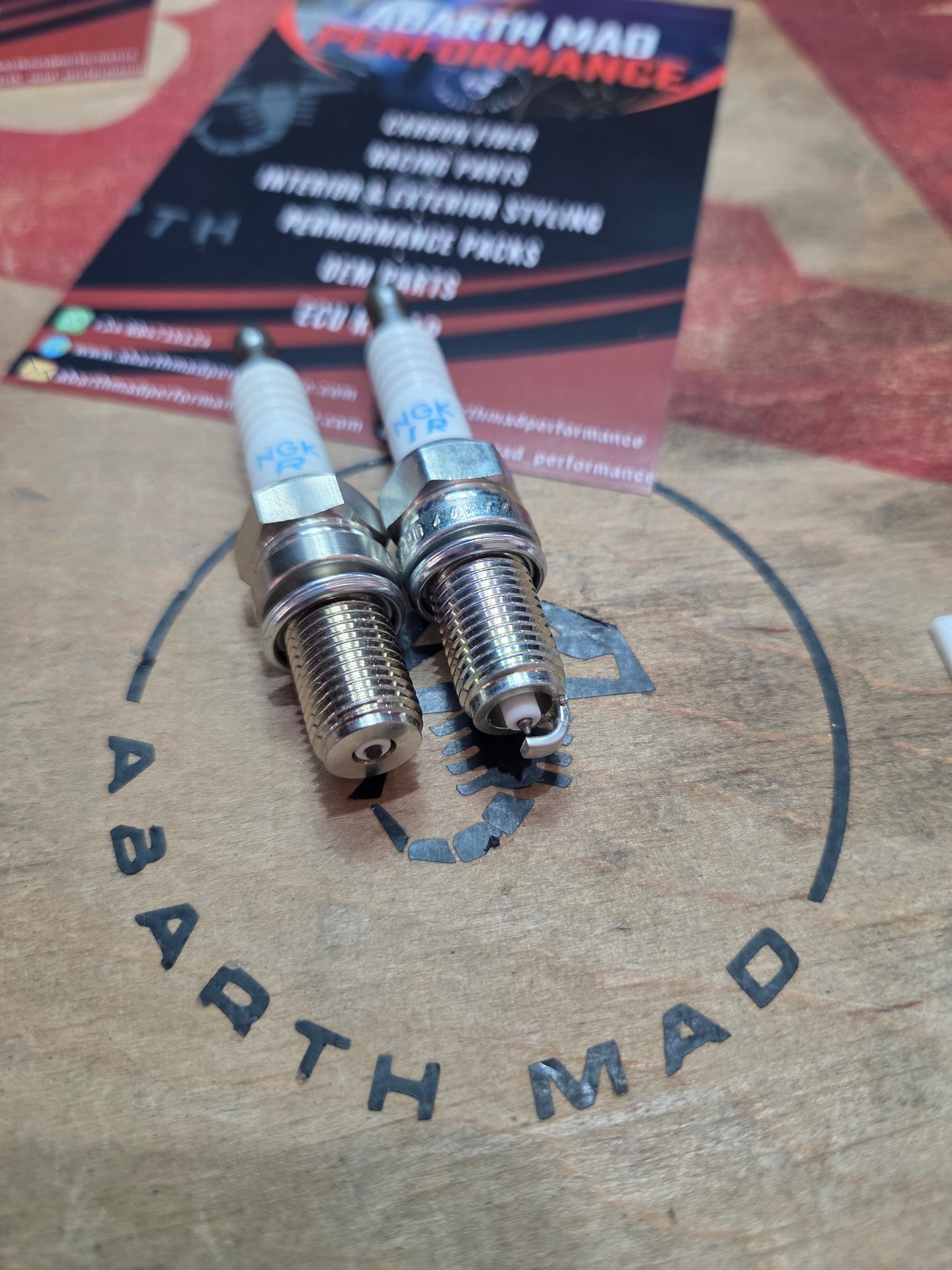 Abarth Bujías Spark Plugs NGK Race Flat Planas Racing Competition