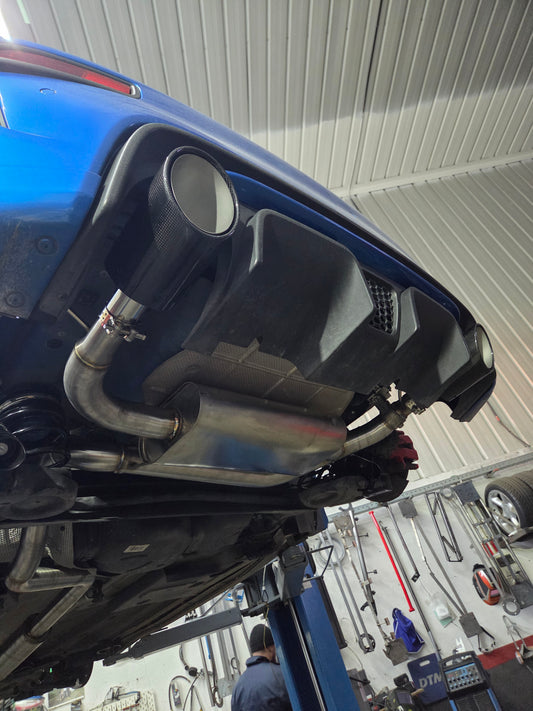 Abath 500 Escape Completo Valvula Kit Wireless Mando Full Exhaust 60mm Carbon Fiber Colas