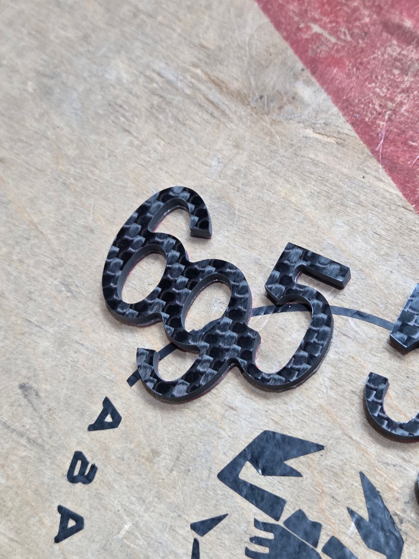 Abarth 595 or 695 Real Carbon Fiber Badge Emblem