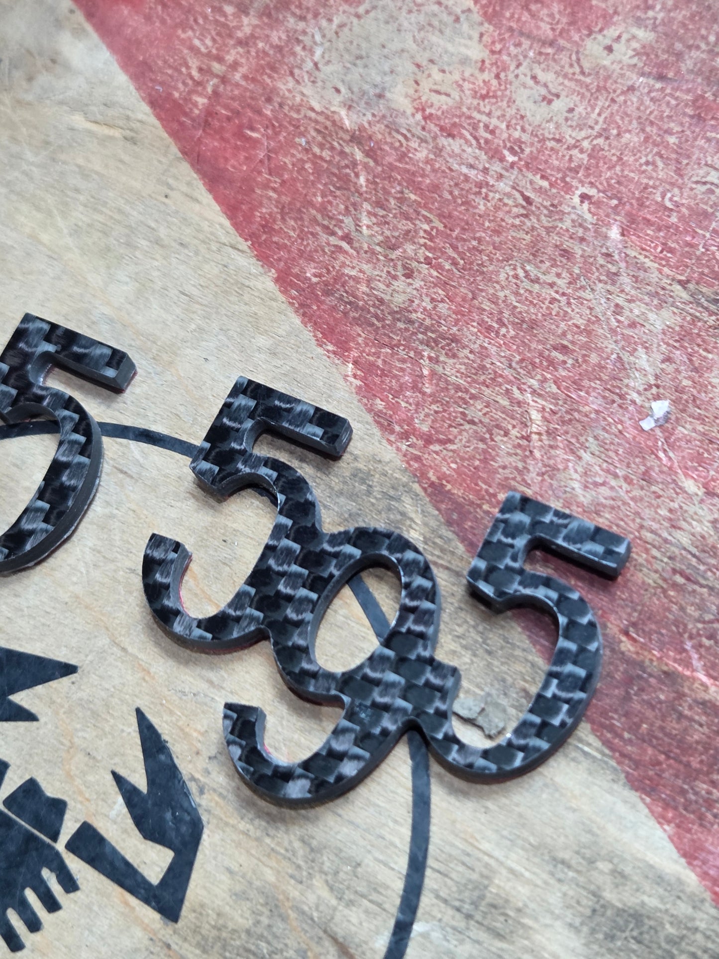 Abarth 595 or 695 Real Carbon Fiber Badge Emblem