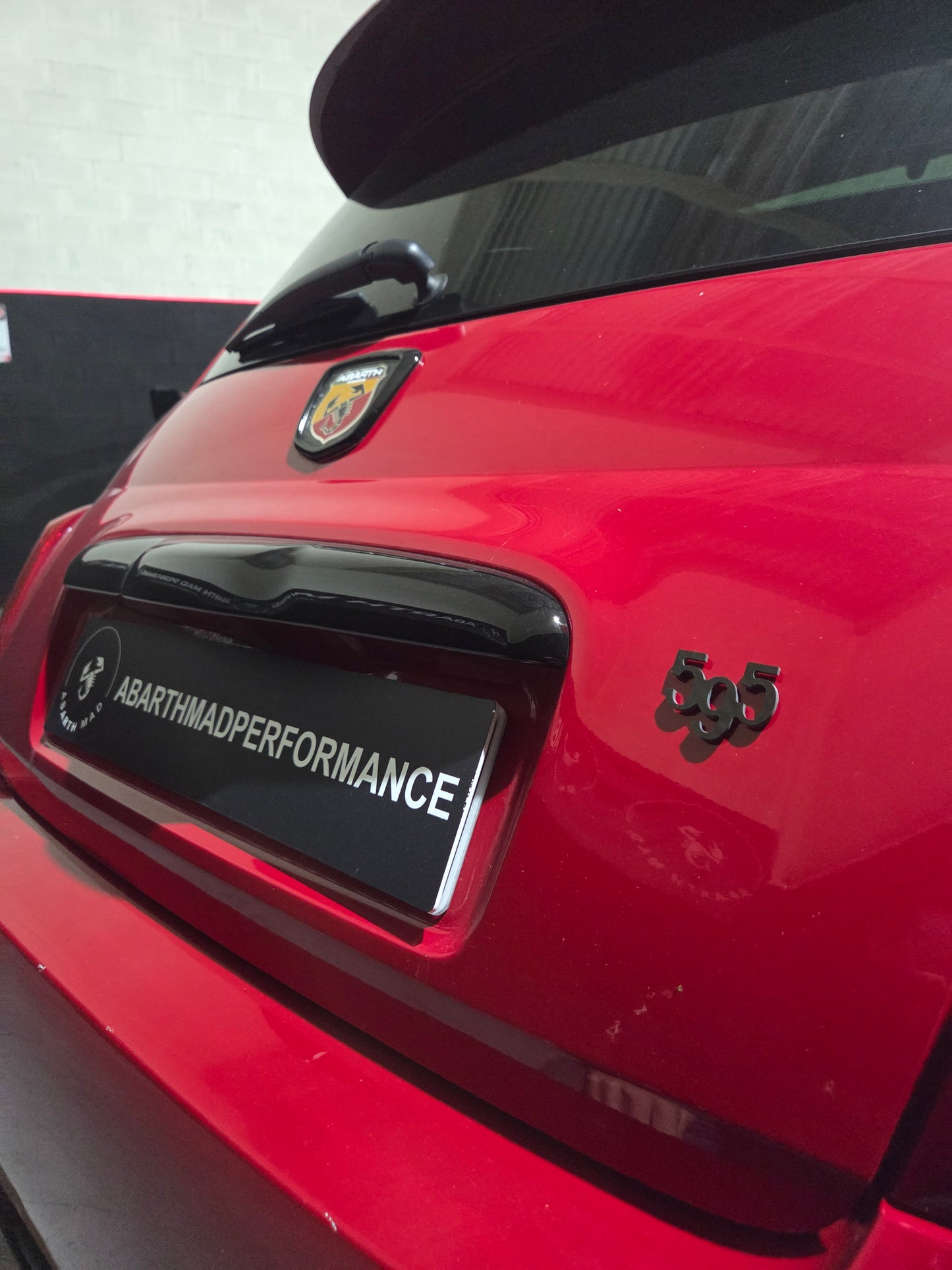 Abarth 595 or 695 Real Carbon Fiber Badge Emblem