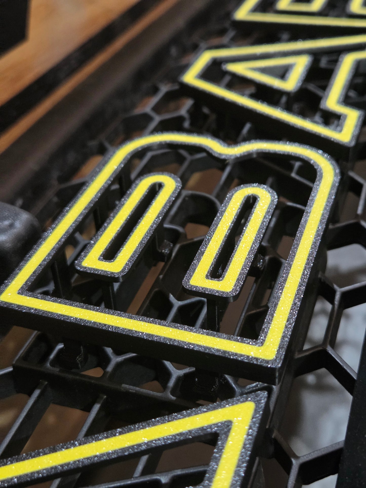 New!! Abarth 2016+ Restyling 3D Easy Fit Letras Clip Letters Front Bumper Grille Rejilla Delantera