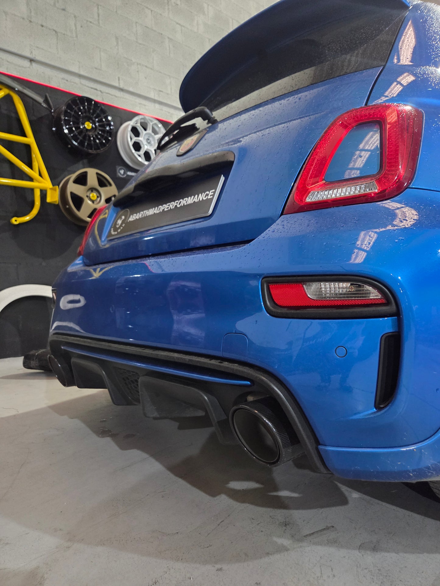 Abath 500 Escape Completo Valvula Kit Wireless Mando Full Exhaust 60mm Carbon Fiber Colas