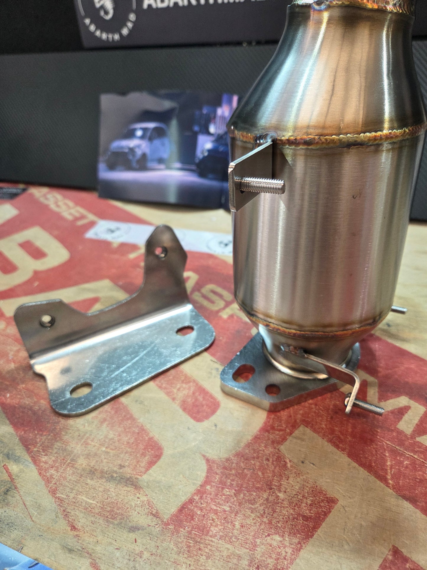 Abarth Catalyst Downpipe Catalizador 200 Celdas IHI o GARRET 1446