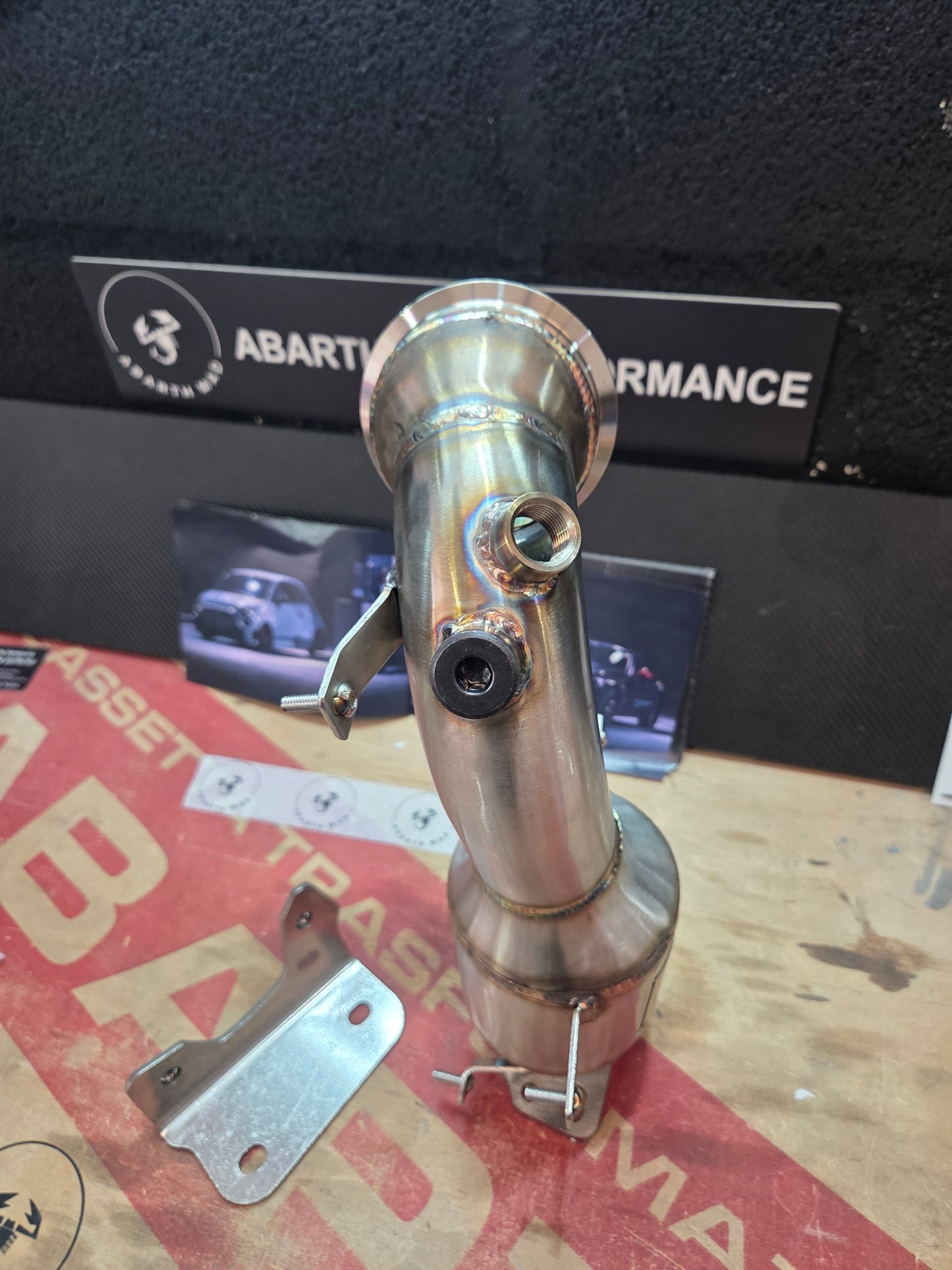 Abarth Catalyst Downpipe Catalizador 200 Celdas IHI o GARRET 1446