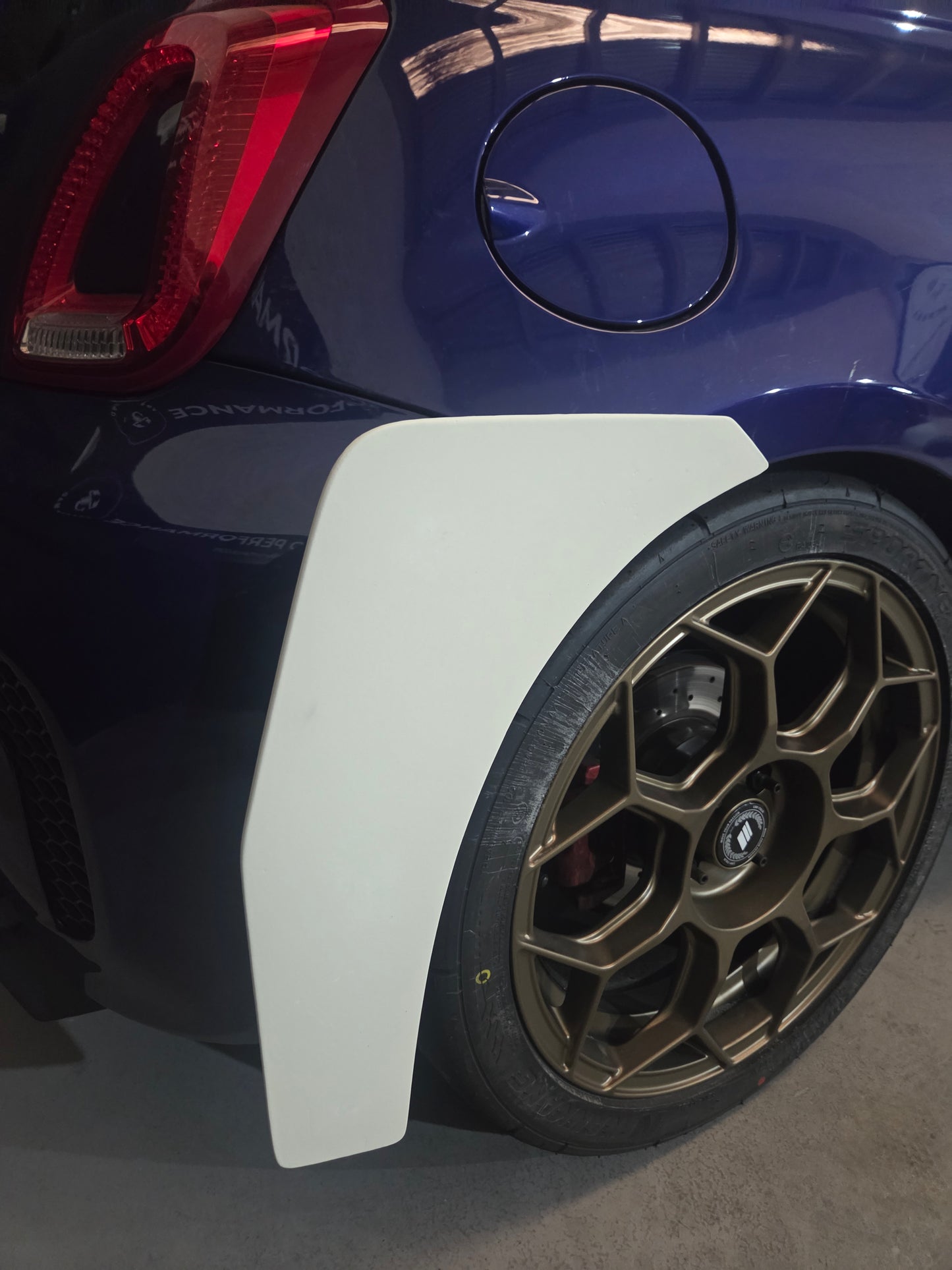 Abarth 500 All Model Canards Traseros Paragolpes Rear Bumper Fibra o Carbono CHD