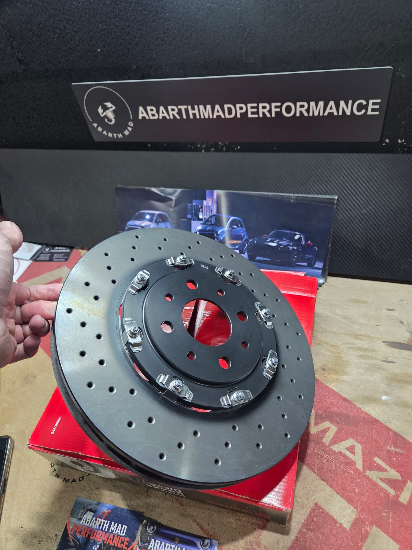 Abarth 500 Punto Discs (2) Brembo Disc Front Original OEM 305mm for Solid or Floating BREMBO Caliper