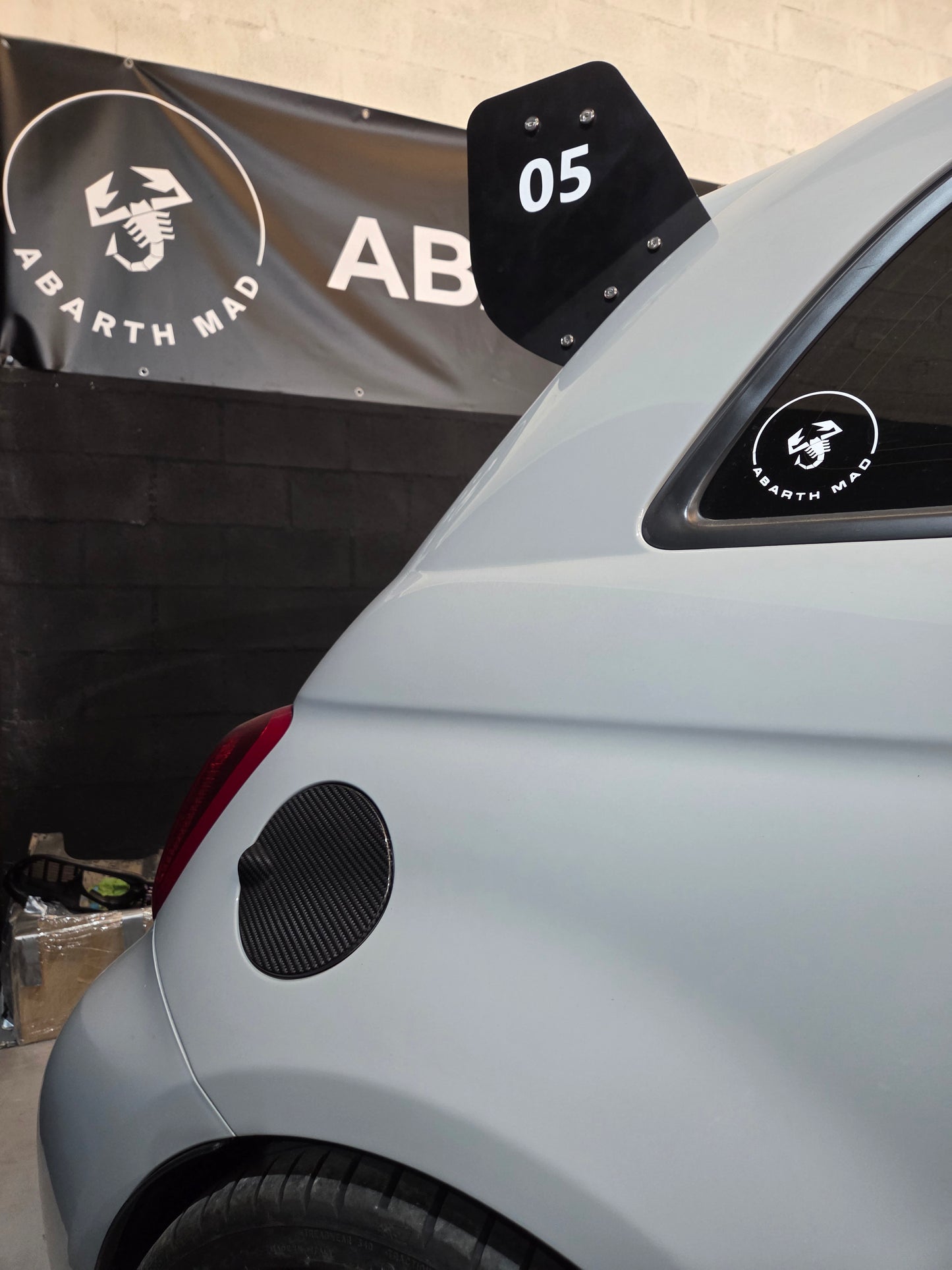 Abarth Alerón Spoiler Trackaero 1.0 Spain Negro Fiber o Carbon Fiber