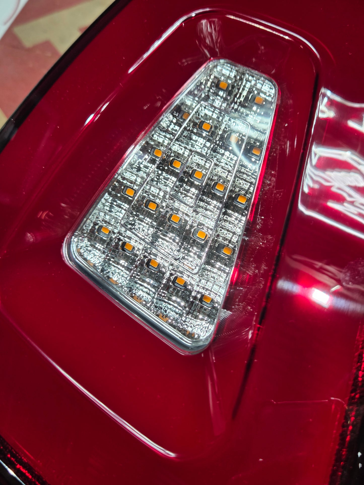 New!! Abarth 2016+ Restyling Led Rear Lights Luces Traseras Grey, White, Red or Dark Red