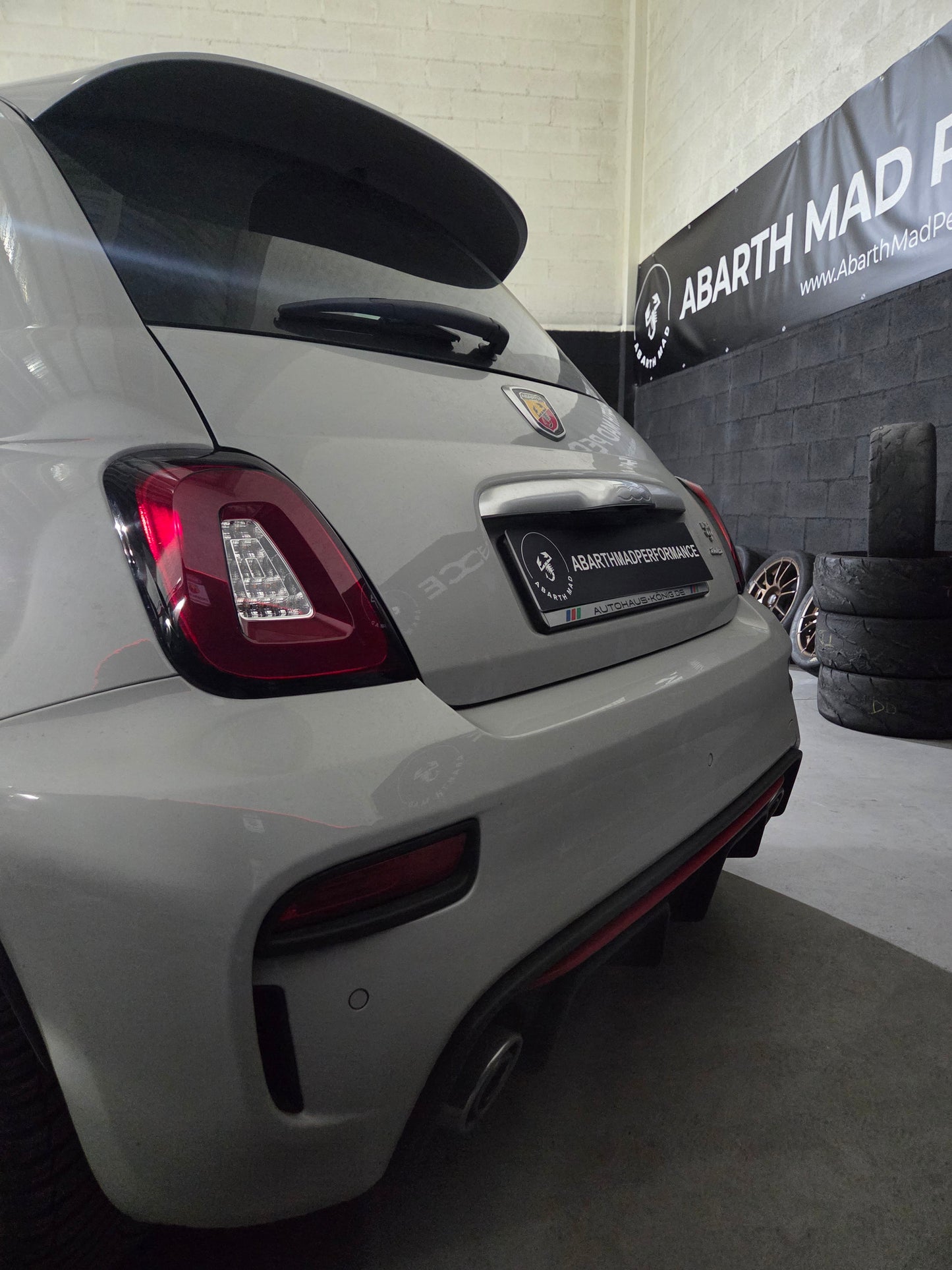 New!! Abarth 2016+ Restyling Led Rear Lights Luces Traseras Grey, White, Red or Dark Red