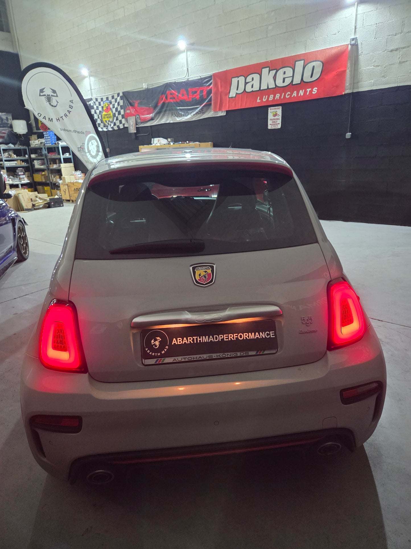 New!! Abarth 2016+ Restyling Led Rear Lights Luces Traseras Grey, White, Red or Dark Red