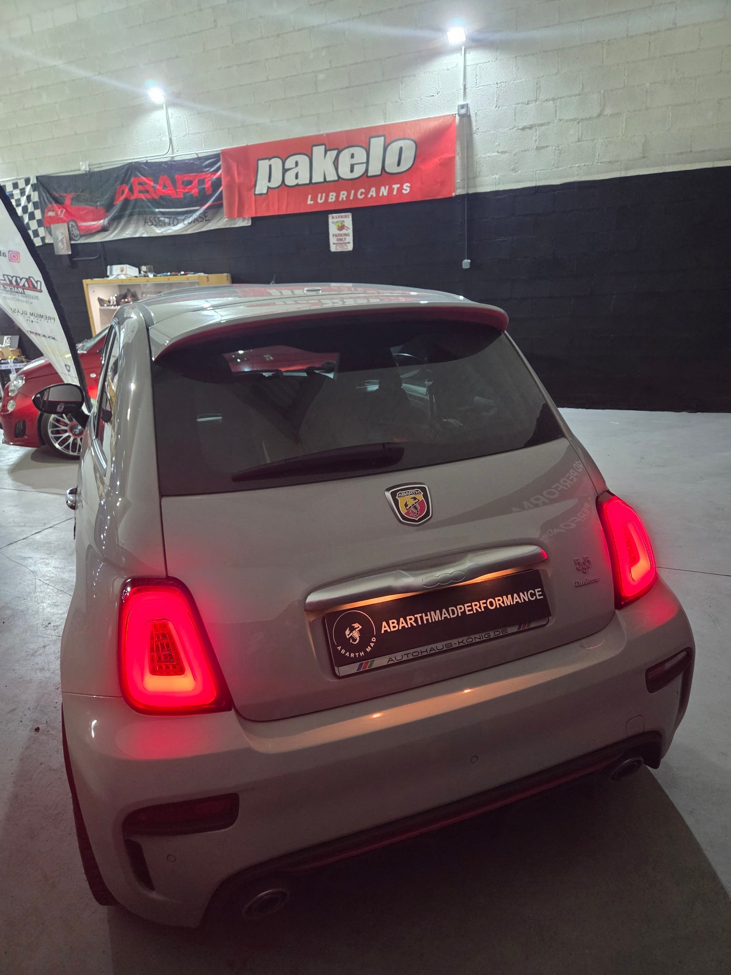 New!! Abarth 2016+ Restyling Led Rear Lights Luces Traseras Grey, White, Red or Dark Red