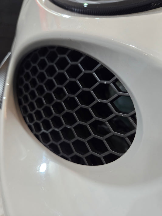 Abarth (2) Set Rejilla Griglia Fari Panel Elimina Diurnos DRL Delete Grill