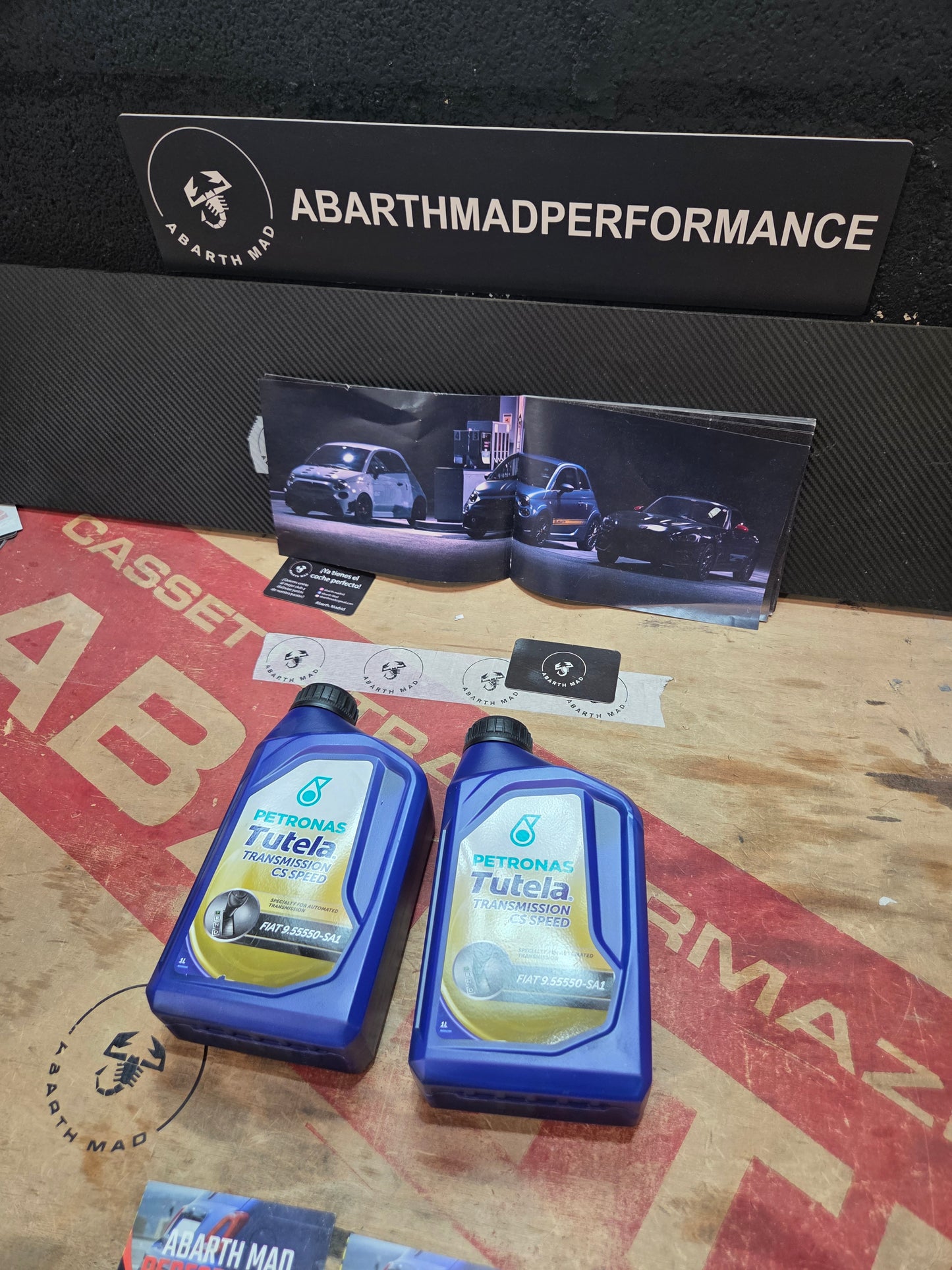 Abarth Aceite OEM Original Tutela CS Speed Robot Caja de Cambios MTA Gearbox 1L