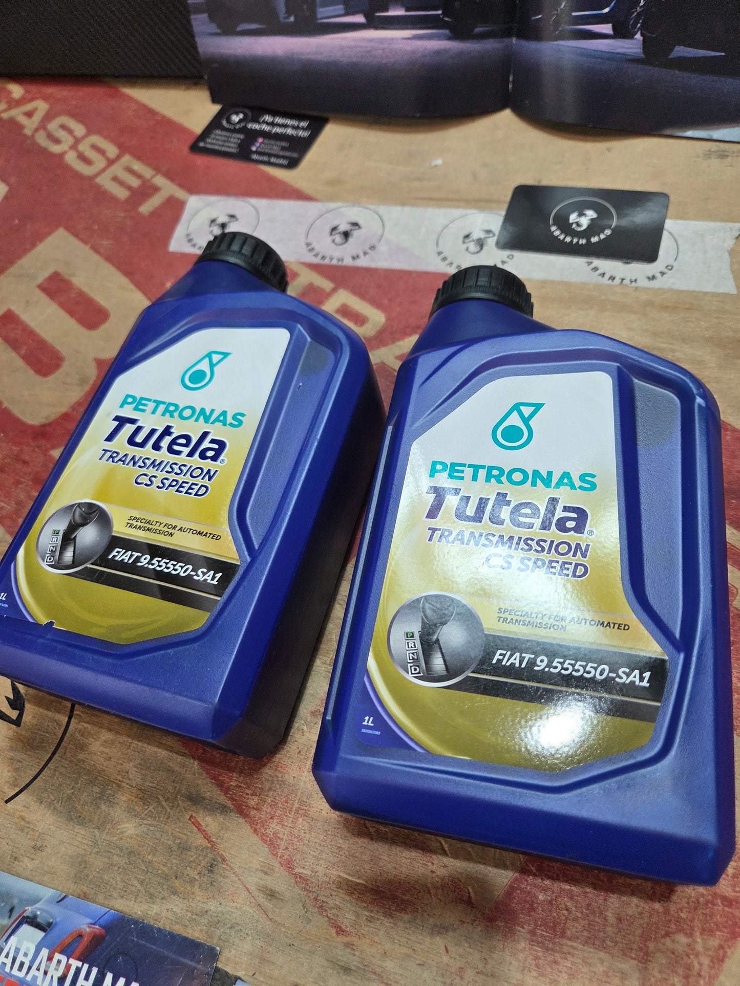 Abarth Aceite OEM Original Tutela CS Speed Robot Caja de Cambios MTA Gearbox 1L