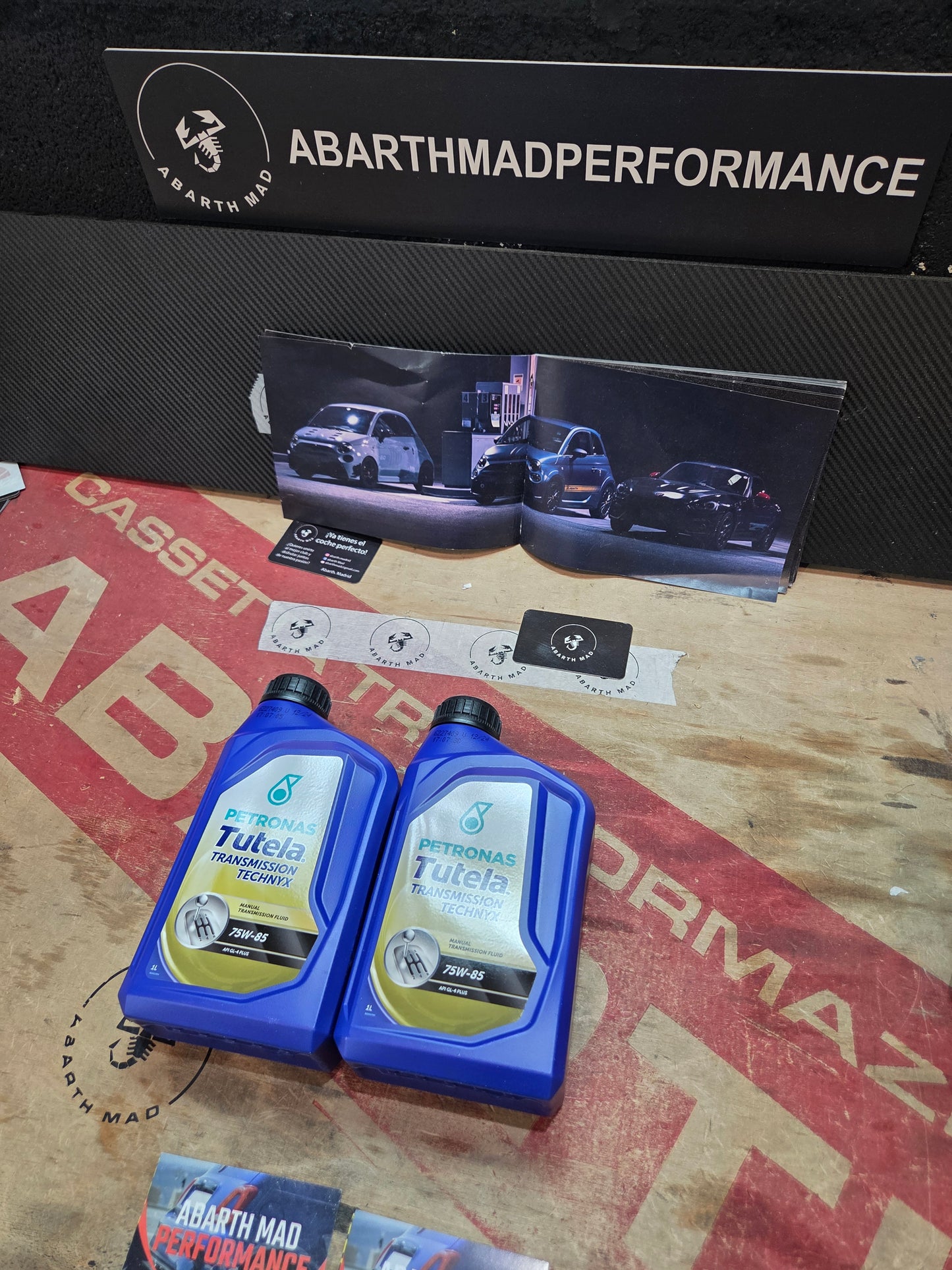 Abarth Aceite OEM Original Tutela 75w85 Transmission MTA Gearbox Caja de cambios 1L