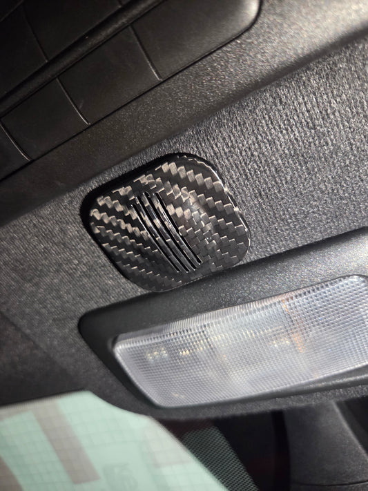 Abarth Fiat 500 Roof Micro Cover Carbon Fiber 100% Real