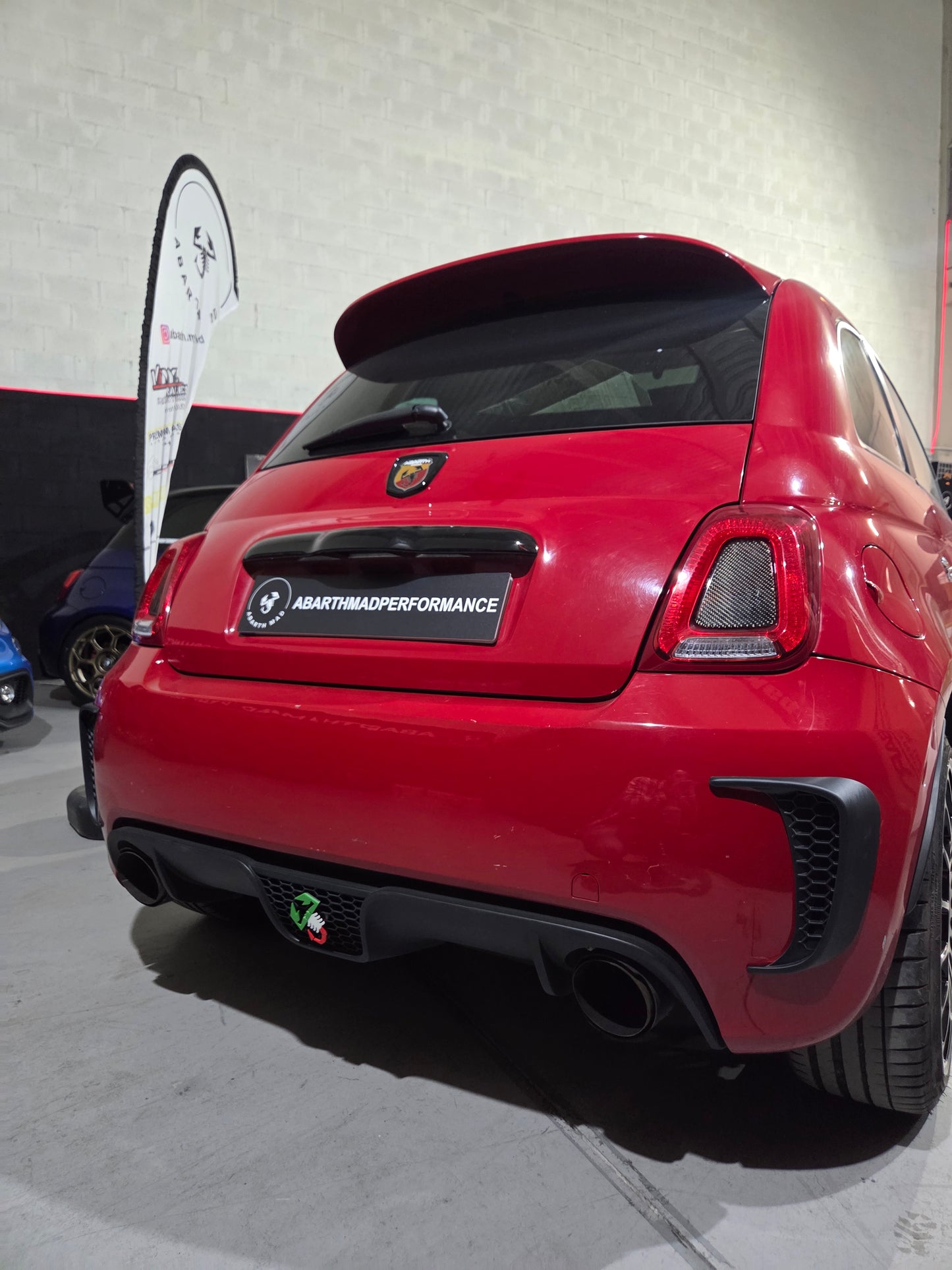 New! Abarth 500 2008-2016 Pre Facelit Pre Restyling Rear Air Vents Deflectores Traseros Paragolpes 3D