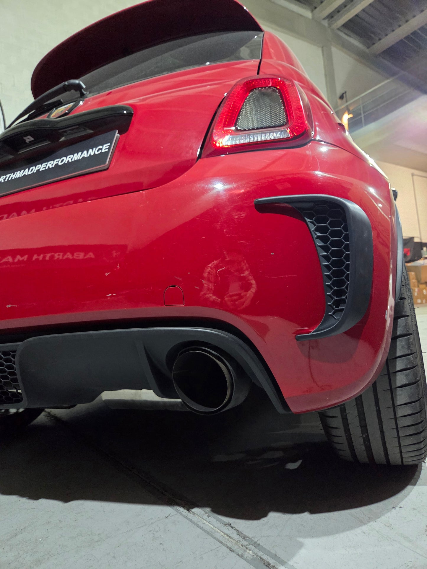 New! Abarth 500 2008-2016 Pre Facelit Pre Restyling Rear Air Vents Deflectores Traseros Paragolpes 3D