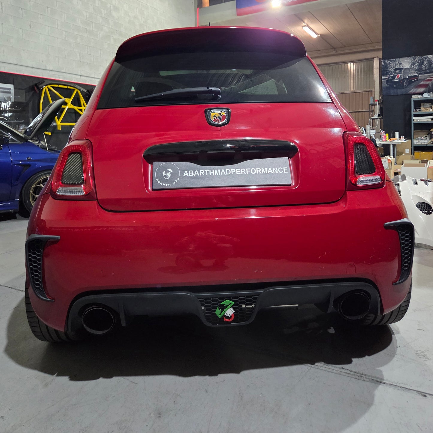 New! Abarth 500 2008-2016 Pre Facelit Pre Restyling Rear Air Vents Deflectores Traseros Paragolpes 3D