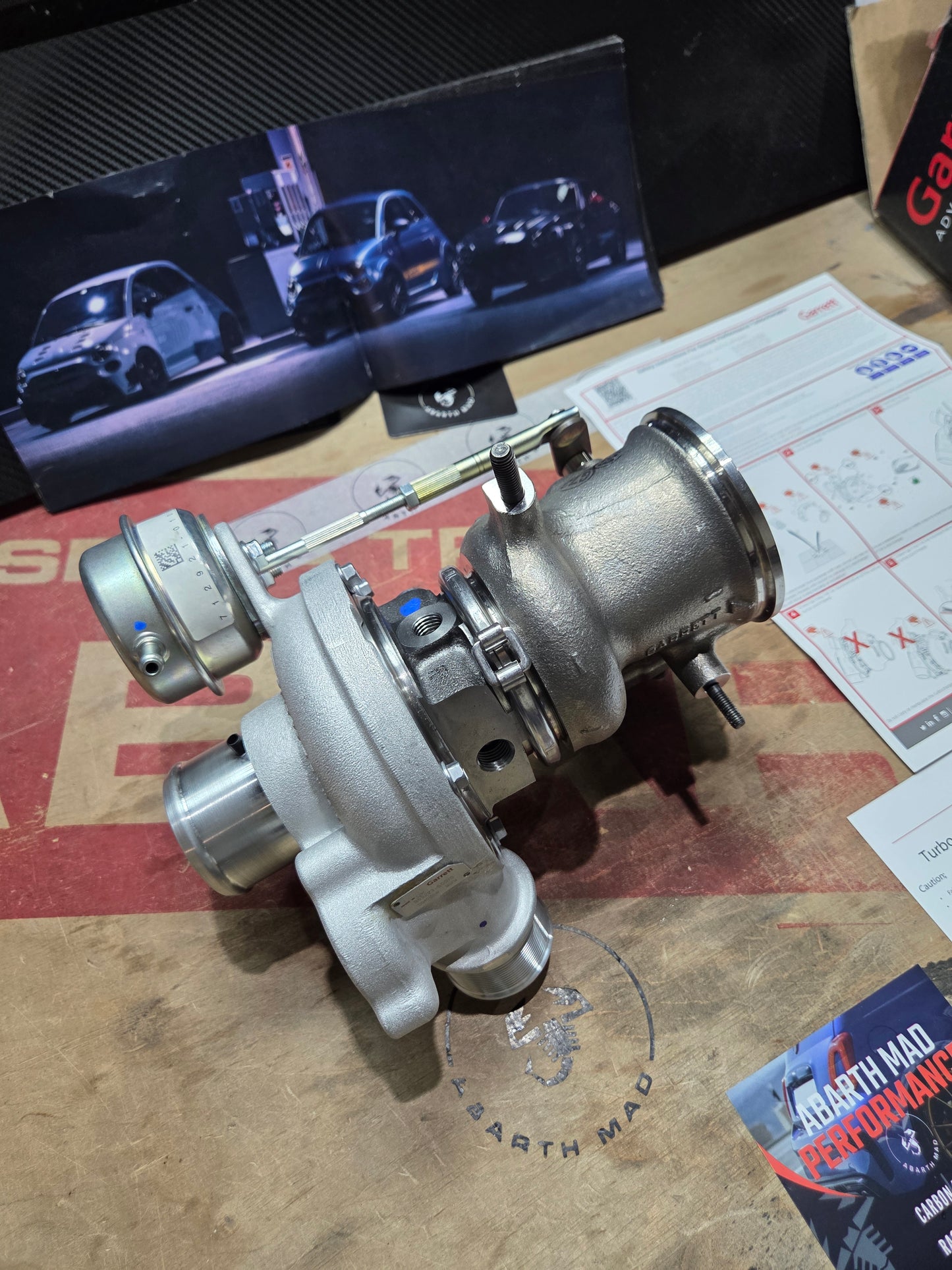 Abarth Turbo Garret NEW Original Powermax Avional 1446 Hibridado up to 250hp