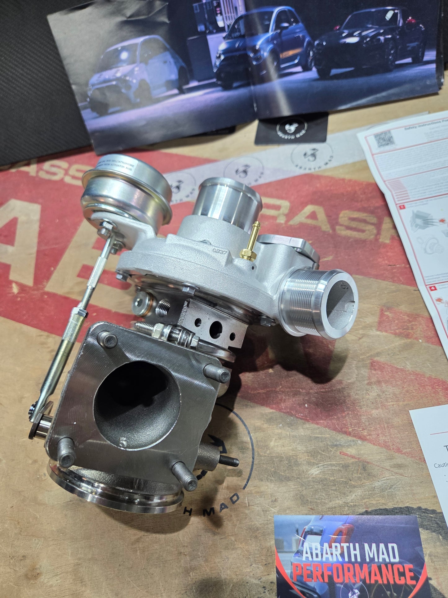 Abarth Turbo Garret NEW Original Powermax Avional 1446 Hibridado up to 250hp