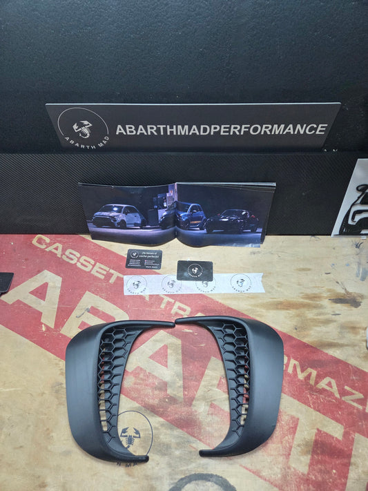 New! Abarth 500 2008-2016 Pre Facelit Pre Restyling Rear Air Vents Deflectores Traseros Paragolpes 3D