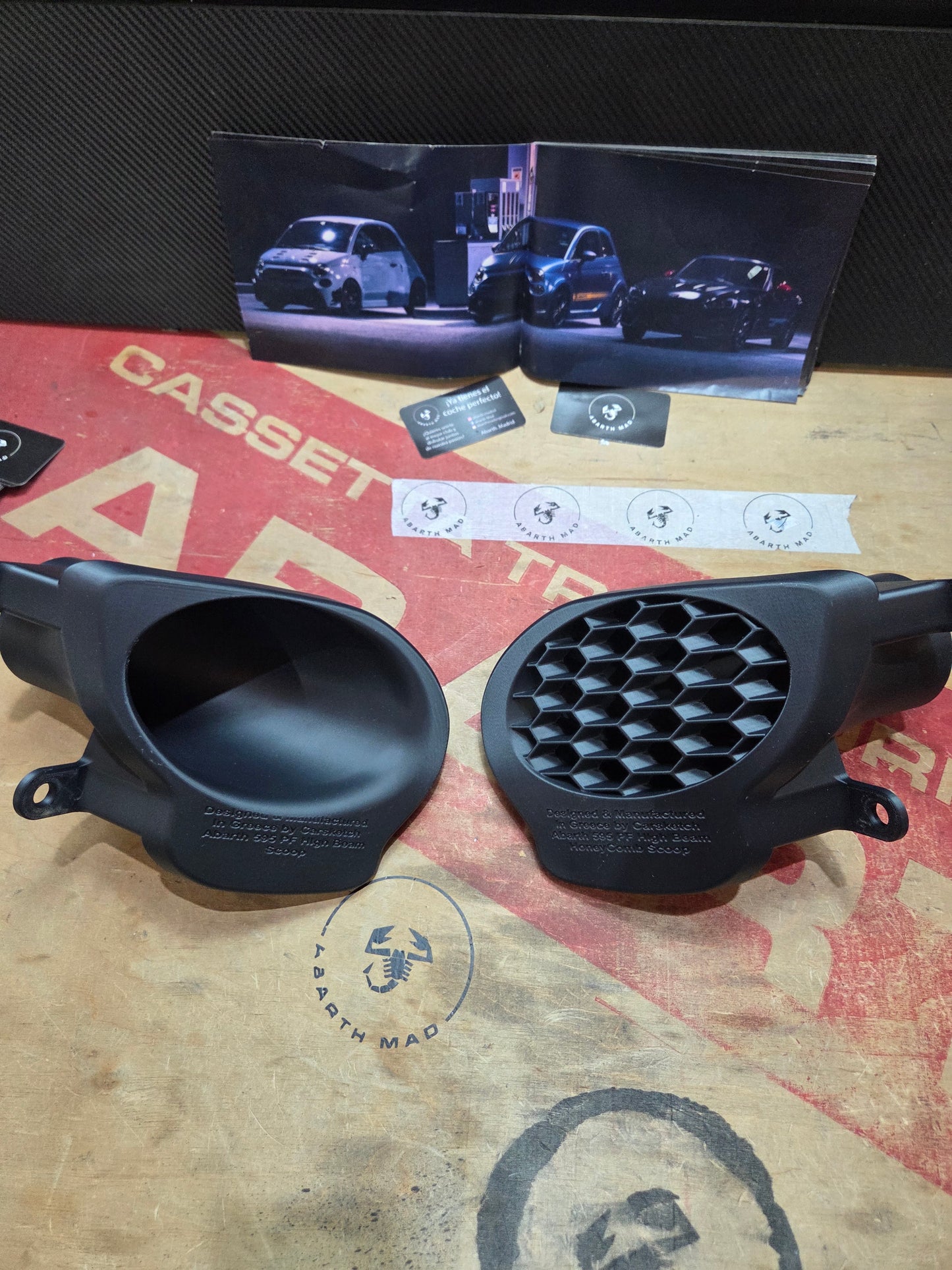 Abarth 2008-2016 Pre Facelift Front Air Ducts Bumper Intake Brakes Vent