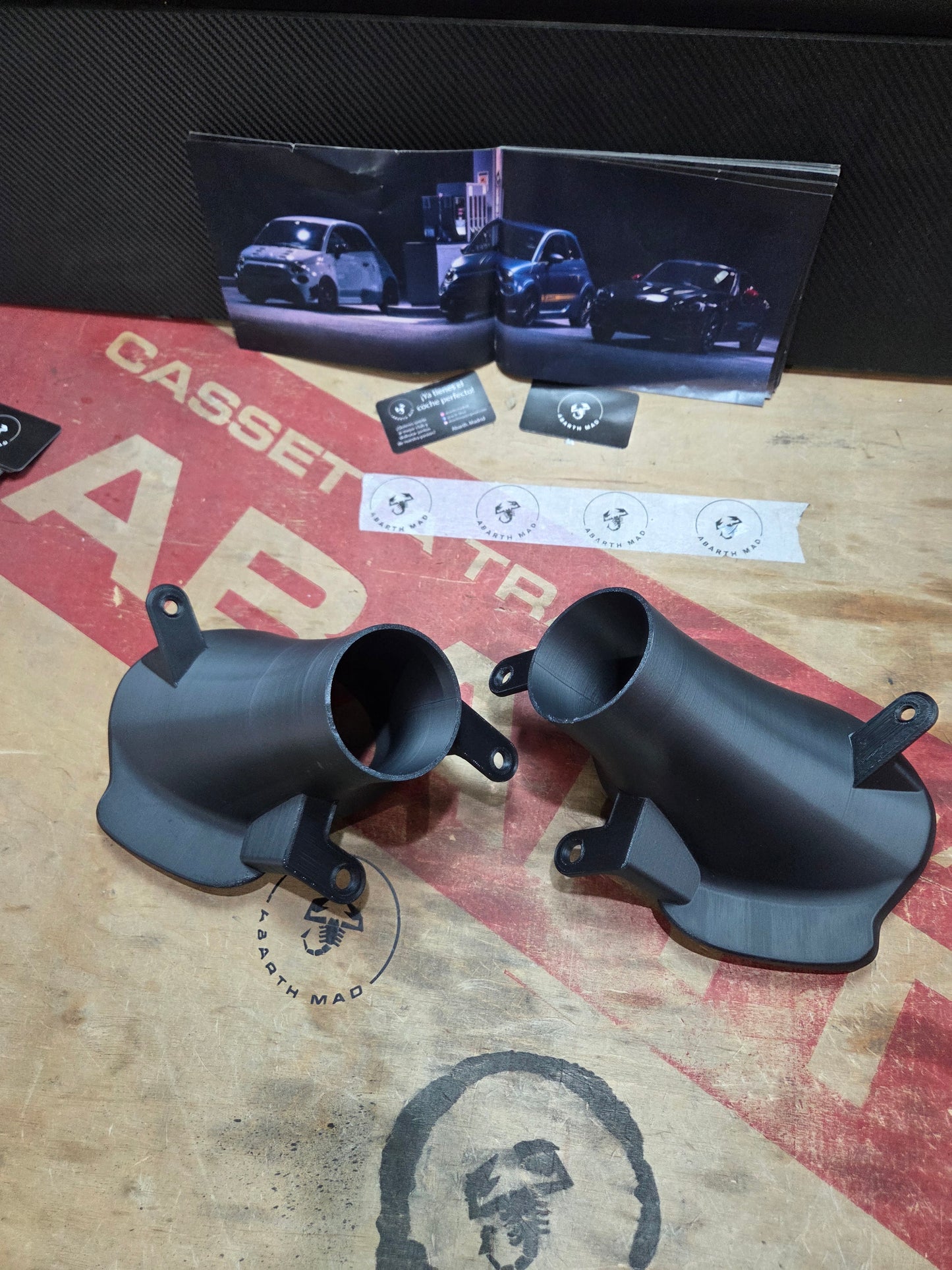 Abarth 2008-2016 Pre Facelift Front Air Ducts Bumper Intake Brakes Vent