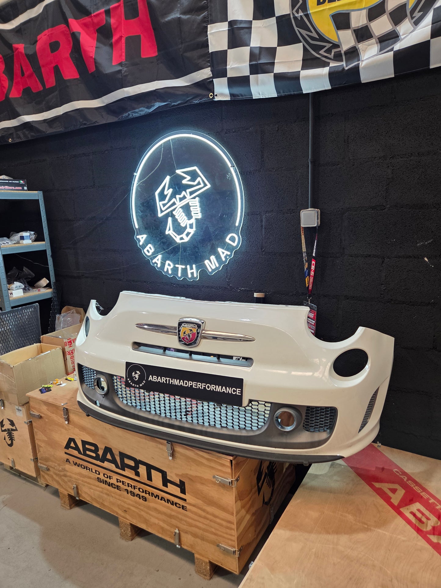 Abarth 08-16 Pre Restyling Prefacelit Paragolpes Frontal Front Bumper USED SALE