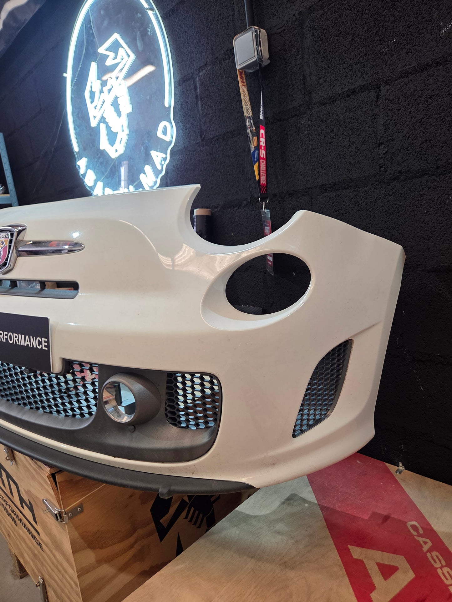 Abarth 08-16 Pre Restyling Prefacelit Paragolpes Frontal Front Bumper USED SALE