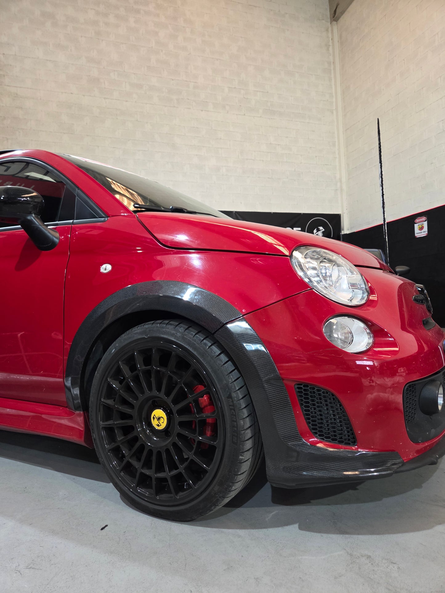 Abarth ALL MODEL S3 S4 Kit 70th Aniversary Carbon Fiber Estético Ensanches Wide Bodykit 100% Fibra de Carbono