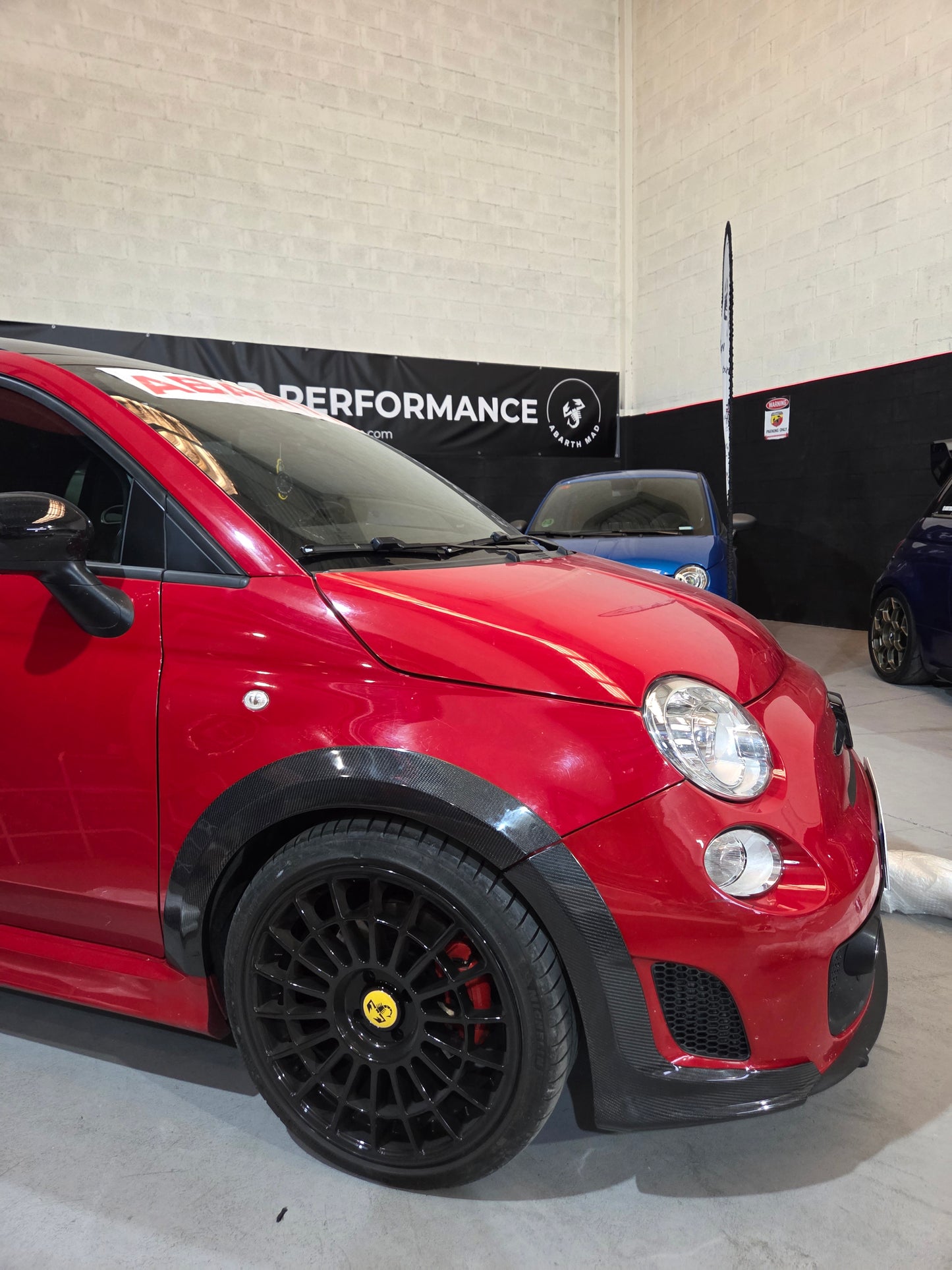 Abarth ALL MODEL S3 S4 Kit 70th Aniversary Carbon Fiber Estético Ensanches Wide Bodykit 100% Fibra de Carbono