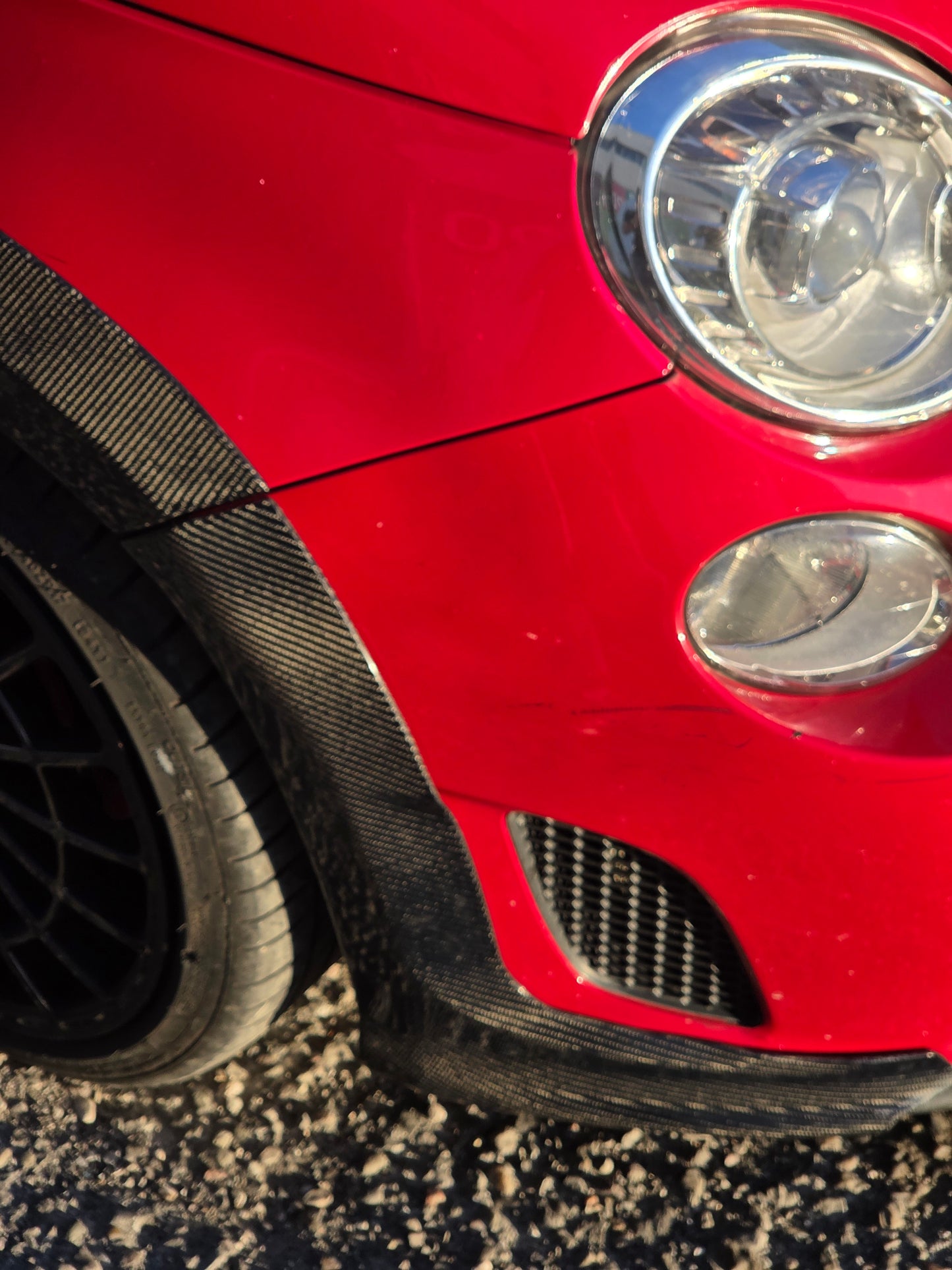 Abarth ALL MODEL S3 S4 Kit 70th Aniversary Carbon Fiber Estético Ensanches Wide Bodykit 100% Fibra de Carbono
