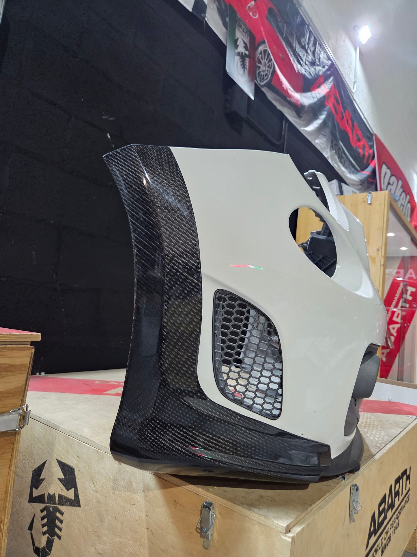 Abarth ALL MODEL S3 S4 Kit 70th Aniversary Carbon Fiber Estético Ensanches Wide Bodykit 100% Fibra de Carbono