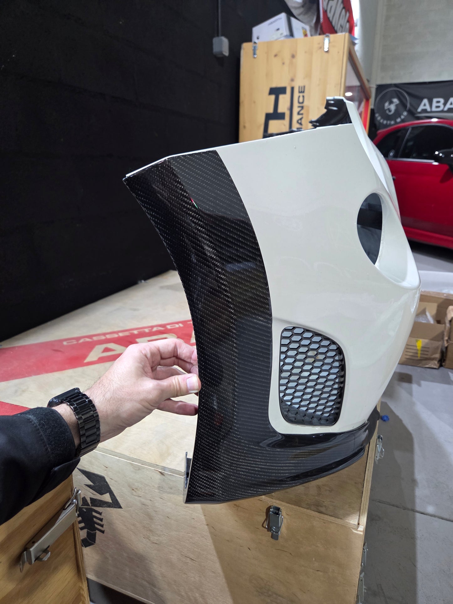 Abarth ALL MODEL S3 S4 Kit 70th Aniversary Carbon Fiber Estético Ensanches Wide Bodykit 100% Fibra de Carbono