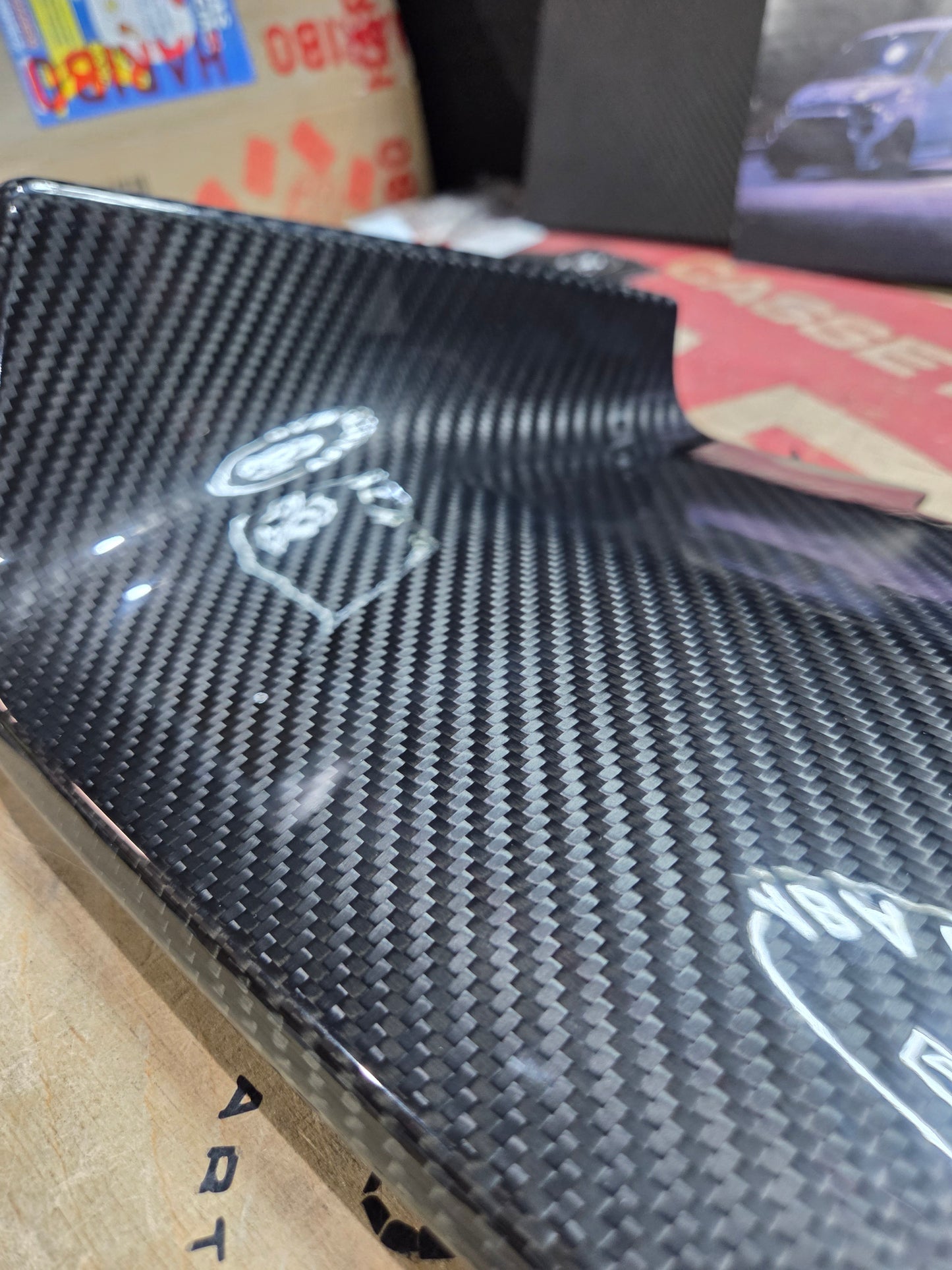 New! Abarth 2016+ Restyling Real Carbon Fiber Diffusser Cover Difusor Carbono