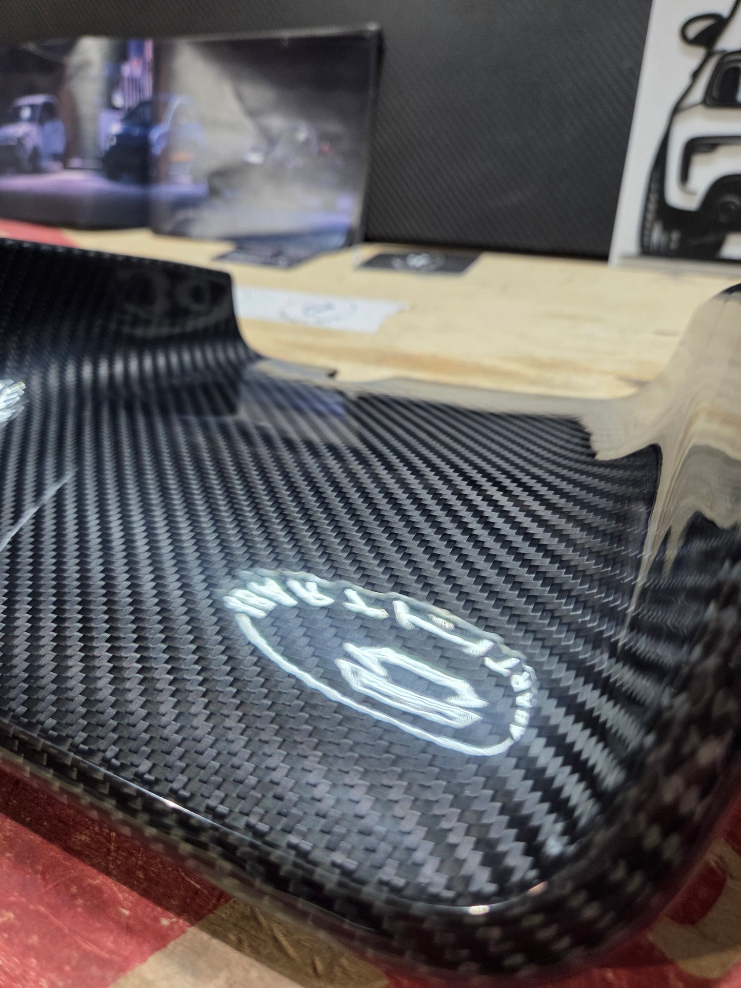 New! Abarth 2016+ Restyling Real Carbon Fiber Diffusser Cover Difusor Carbono