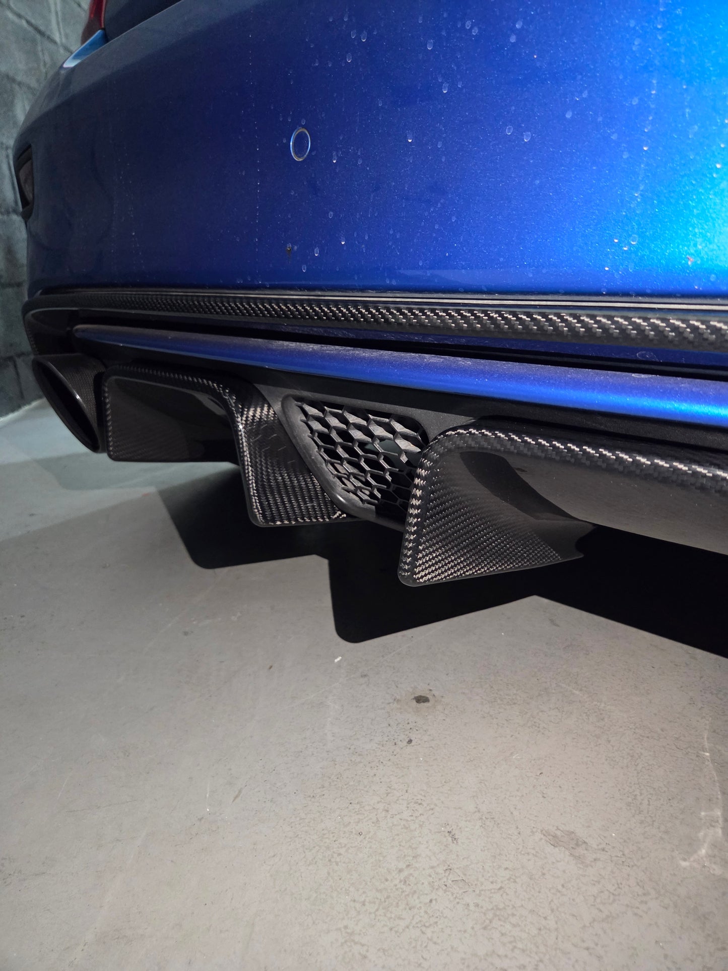 New! Abarth 2016+ Restyling Real Carbon Fiber Diffusser Cover Difusor Carbono