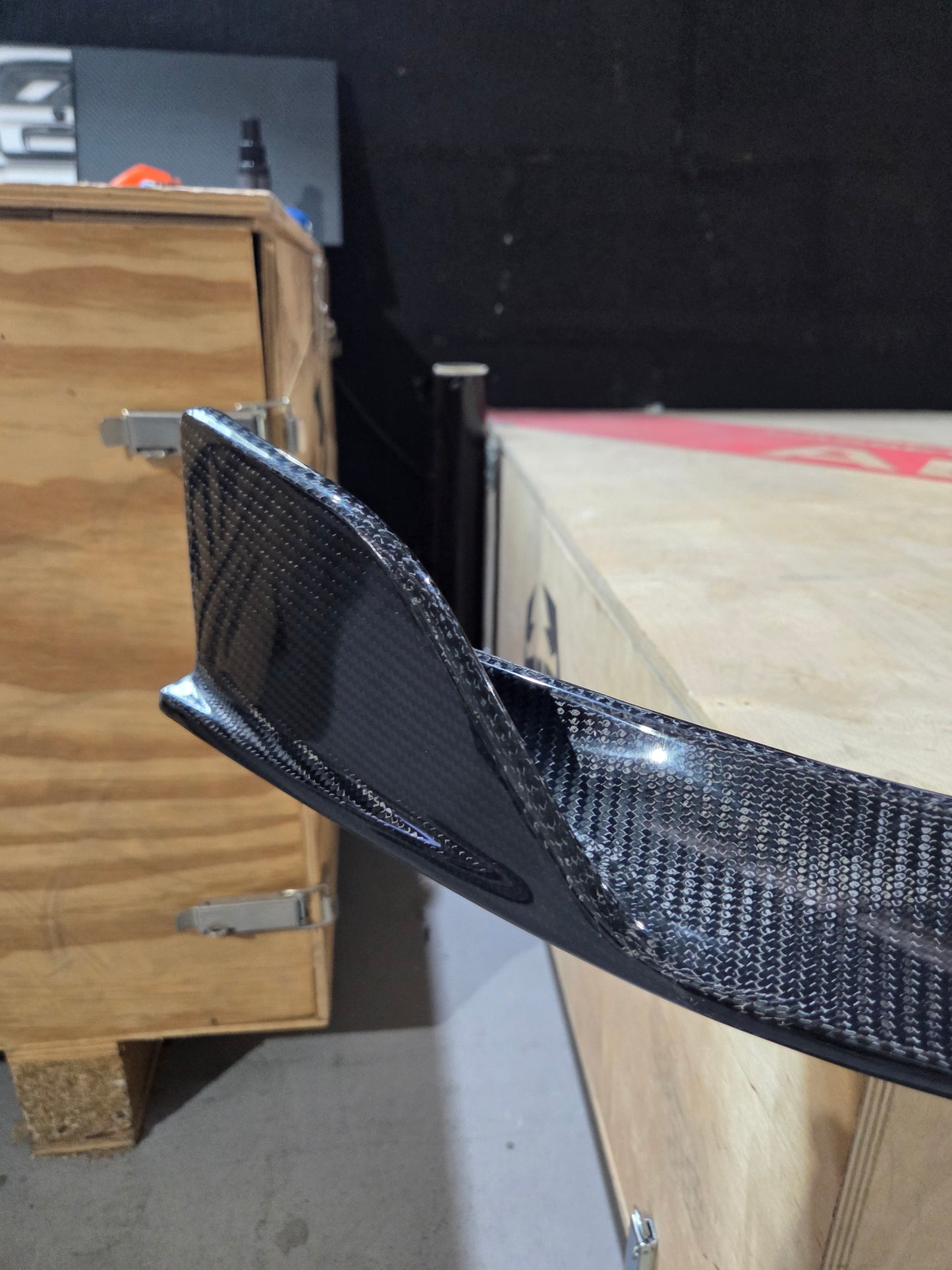 New!! Abarth 500 Full 100% Carbon Fiber Splitter Lip Fibra de Carbono