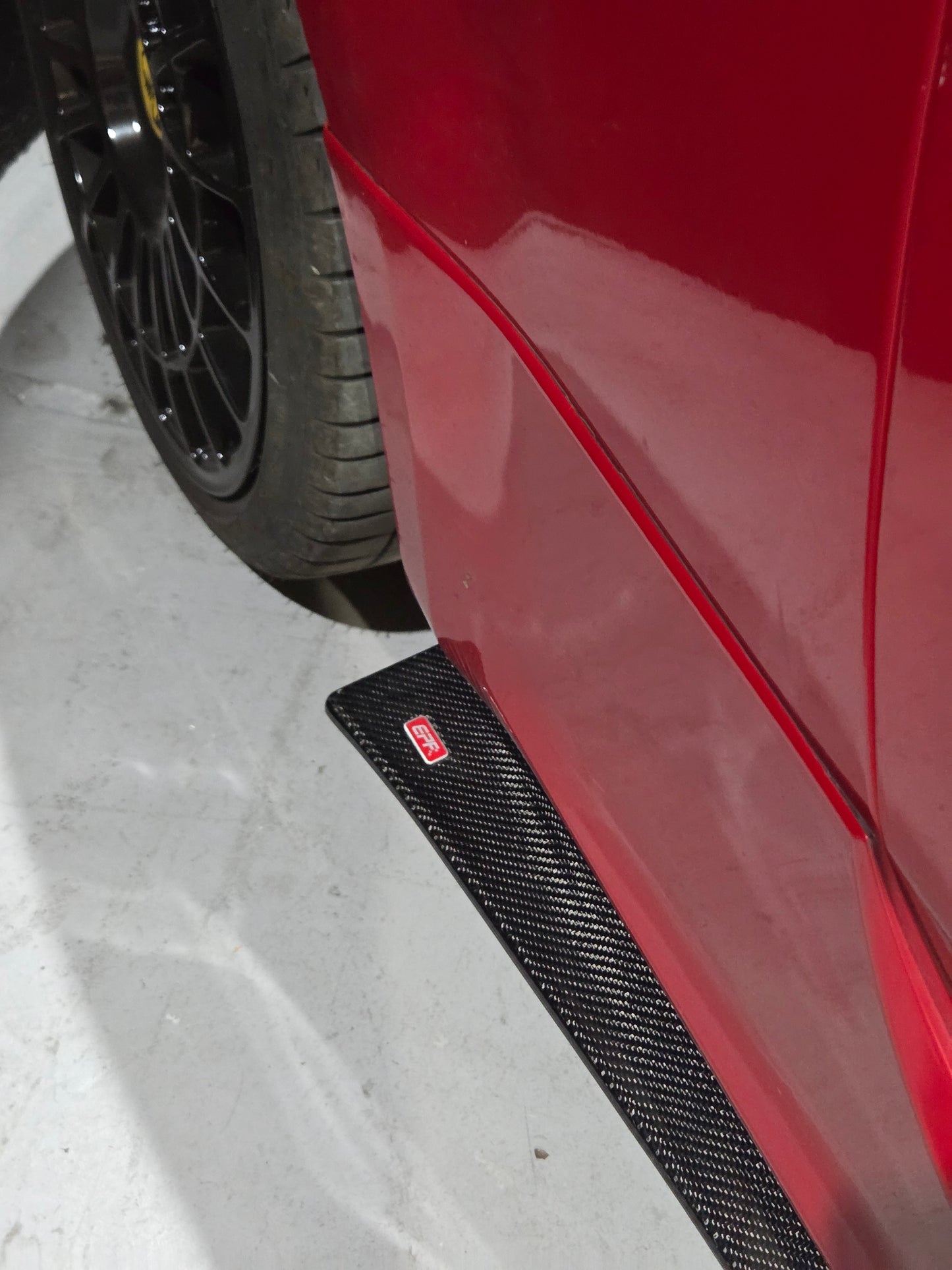 New!! Abarth 500 Full 100% Carbon Fiber Side Skirts (2) Carbono Taloneras