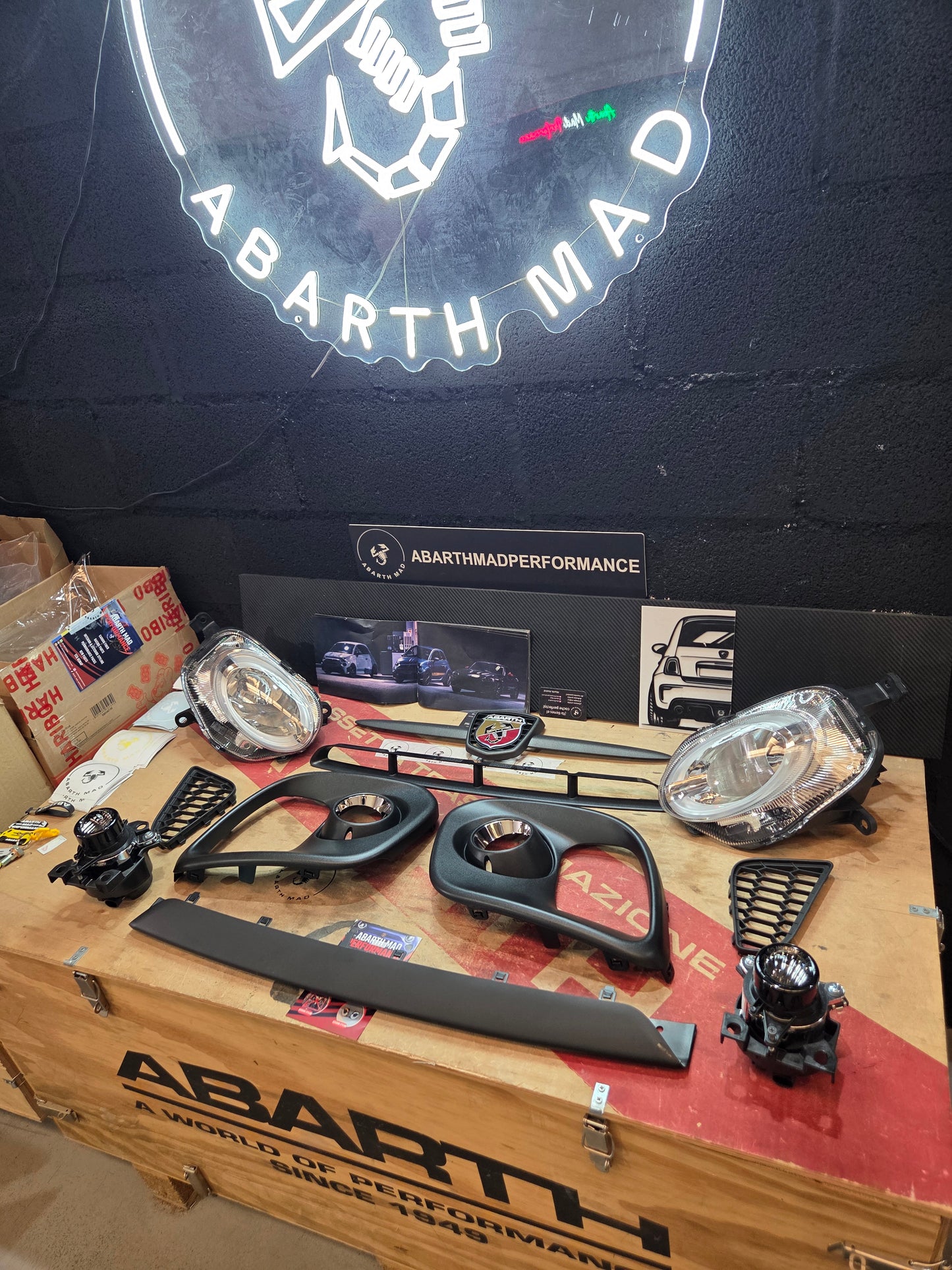 Kit Accessori Paraurti Anteriore Abarth Restyling Completo