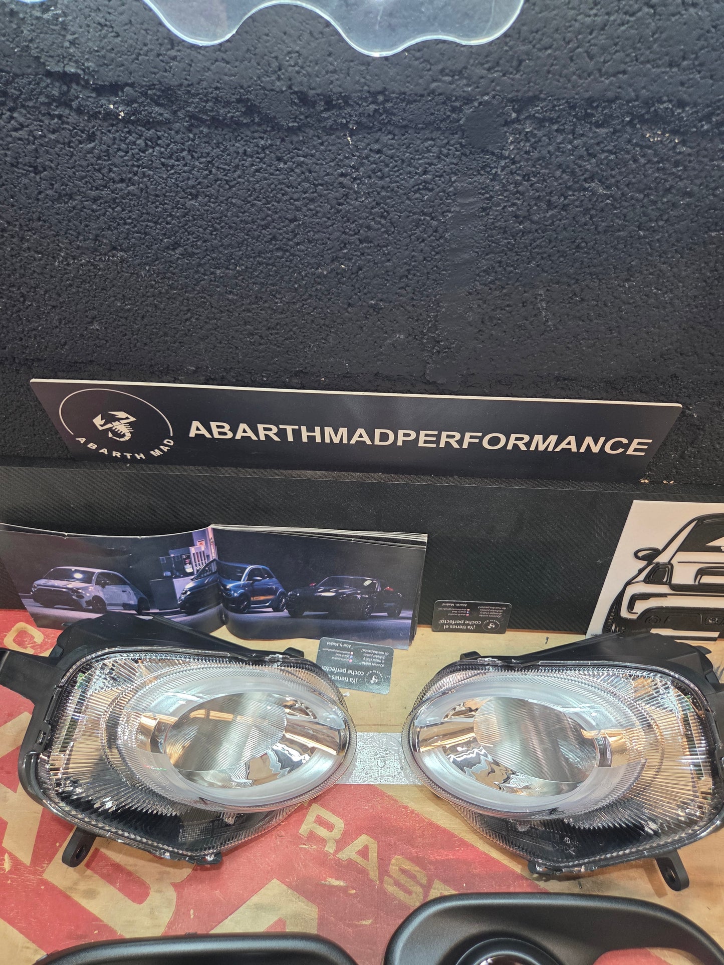 Abarth Restyling 2016+ Faros Diurnos Paragolpes Front Daylights DRL