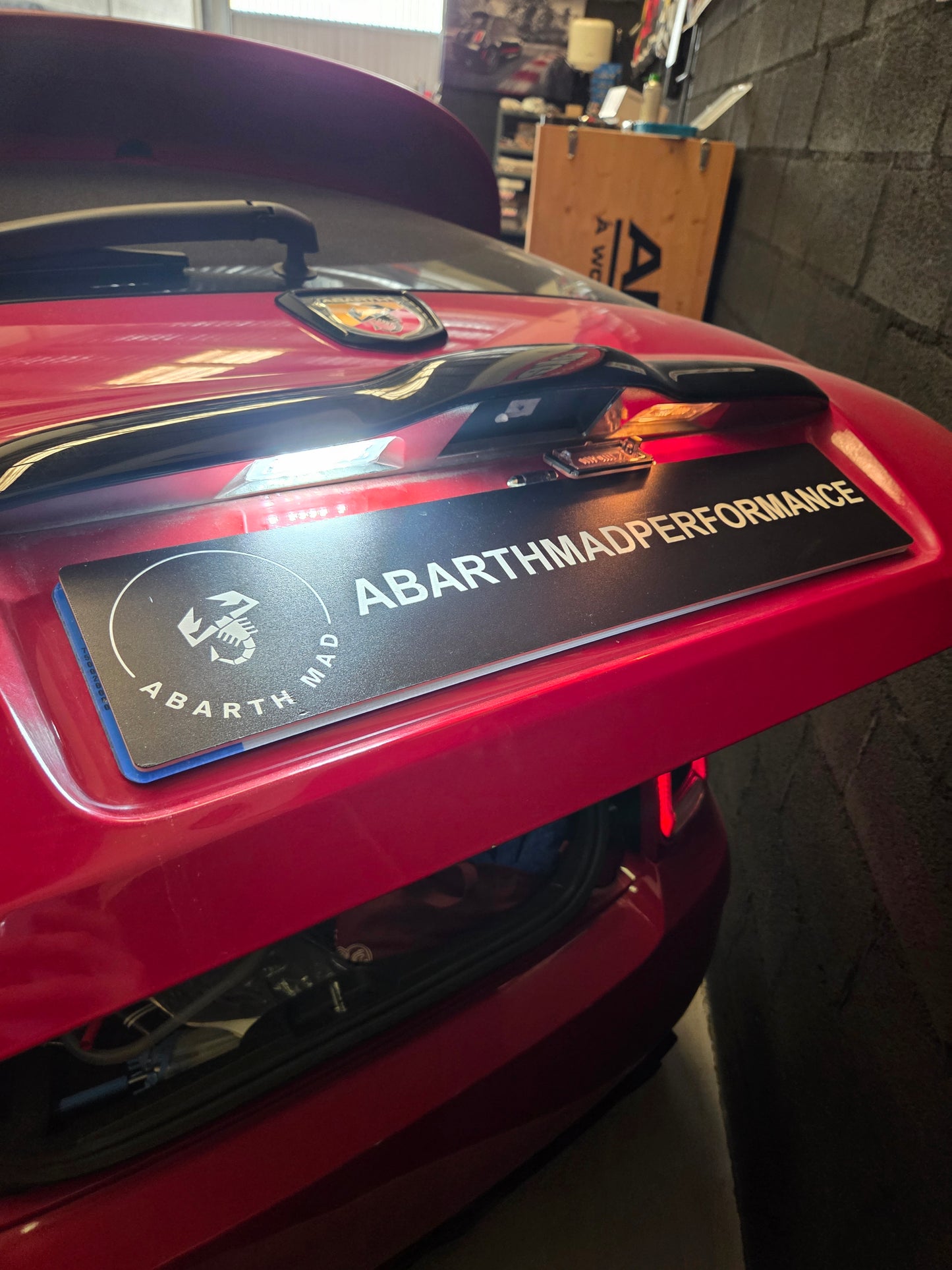 Abarth Fiat 500 Plafón Led Matrícula License Plate