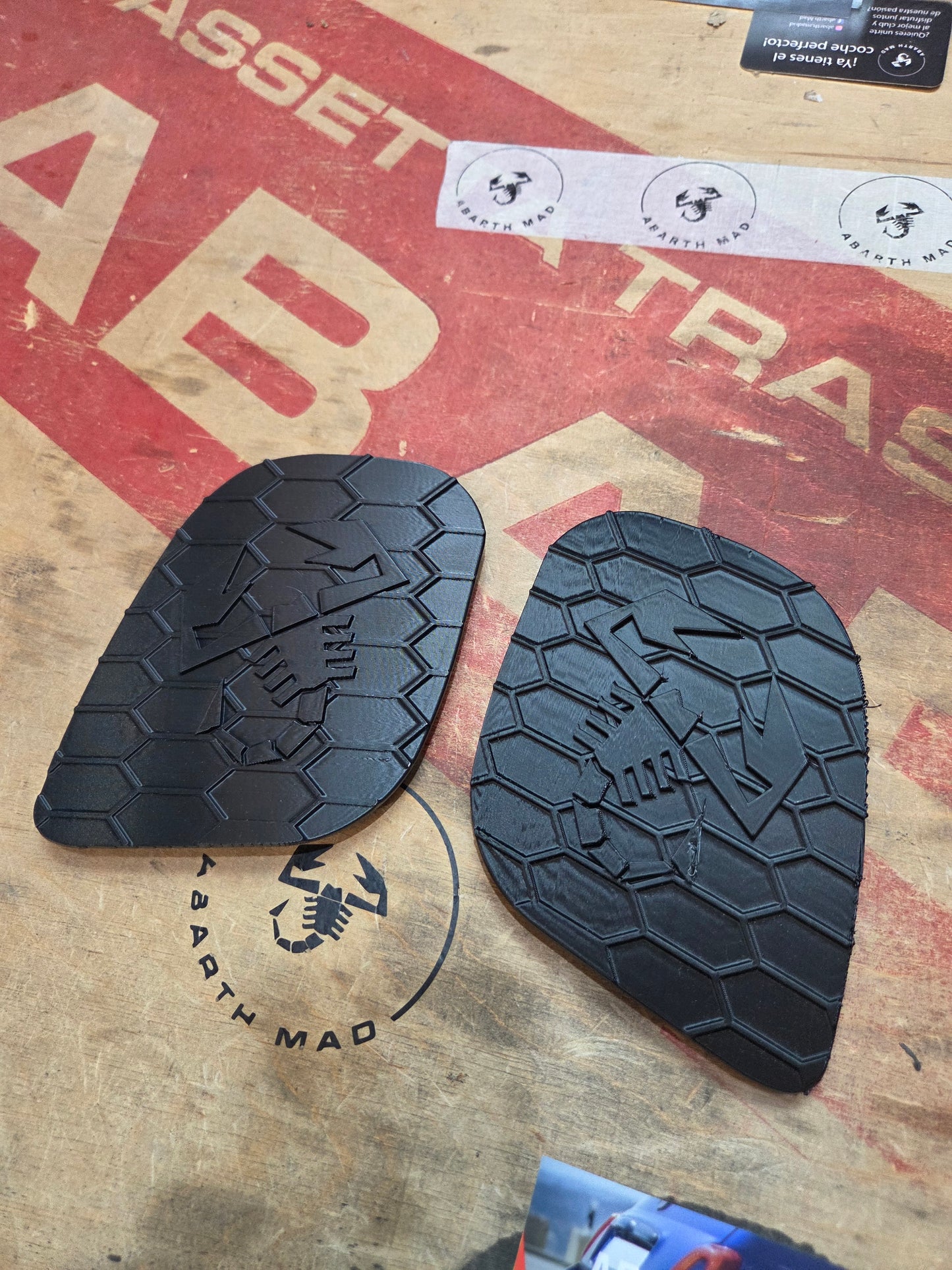 Abarth All Model 3D Cover Tapa Agua Waterproof Admisión Baja Frontal