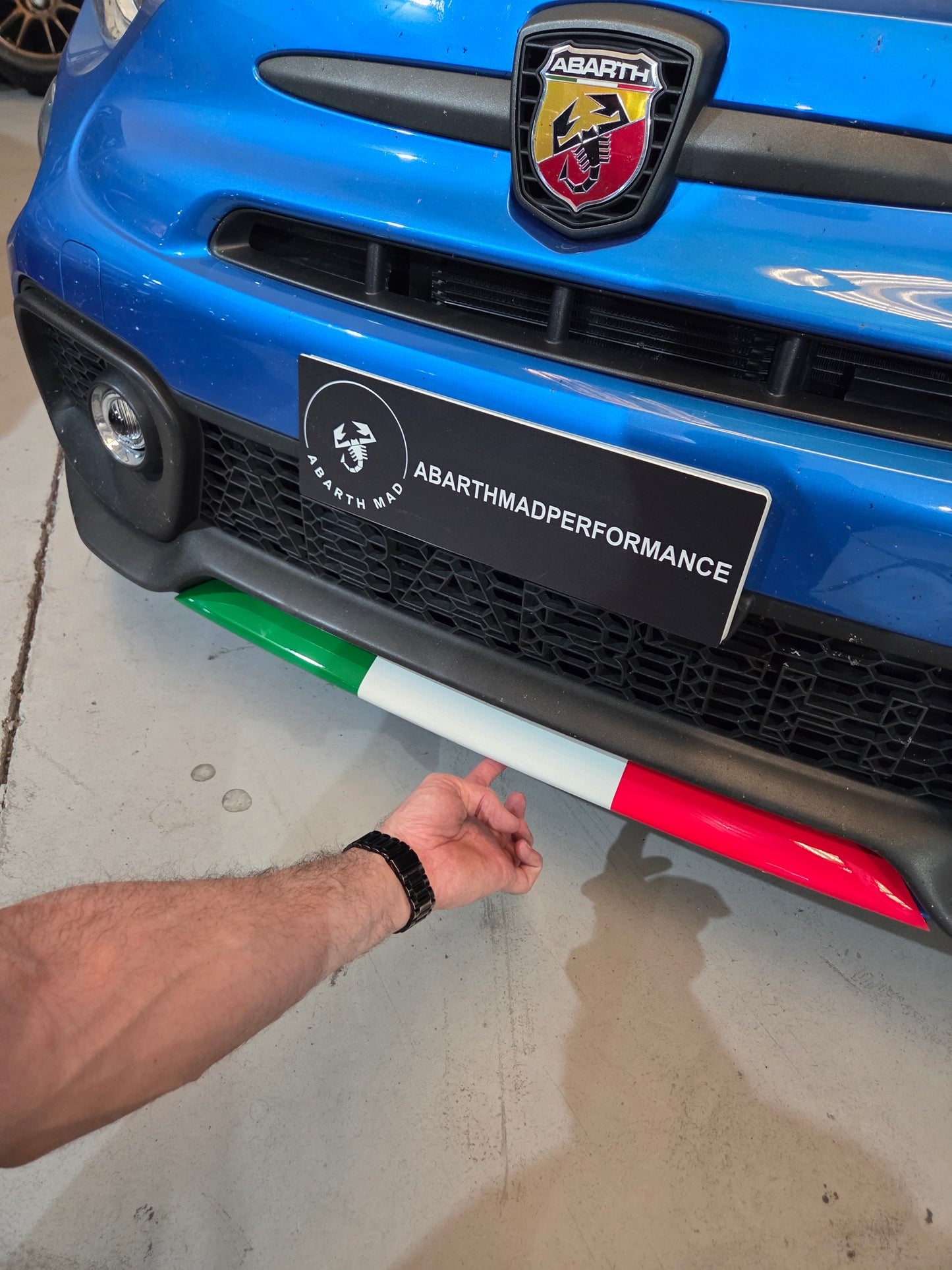 Abarth 2016+ Restyling Front Lip Splitter Cover ABS